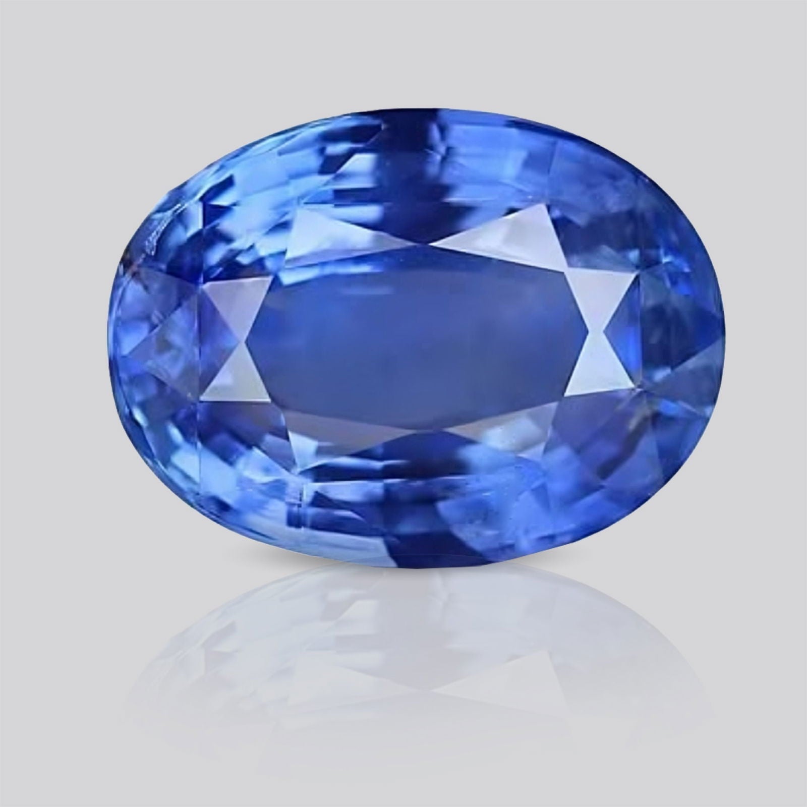 Gemsmantra Blue Sapphire (3.72 Ratti, 3.39 Carat)