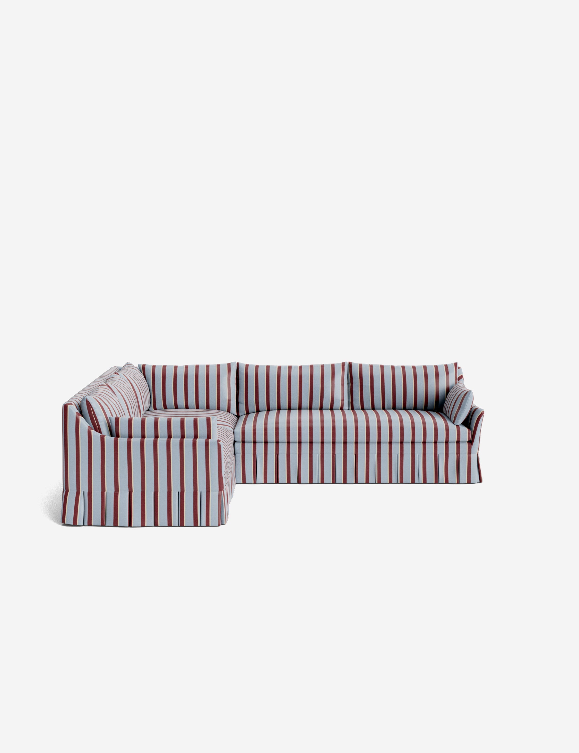Lulu and Georgia Portola Luxe Depth Pleated Corner Sectional Sofa - view 215