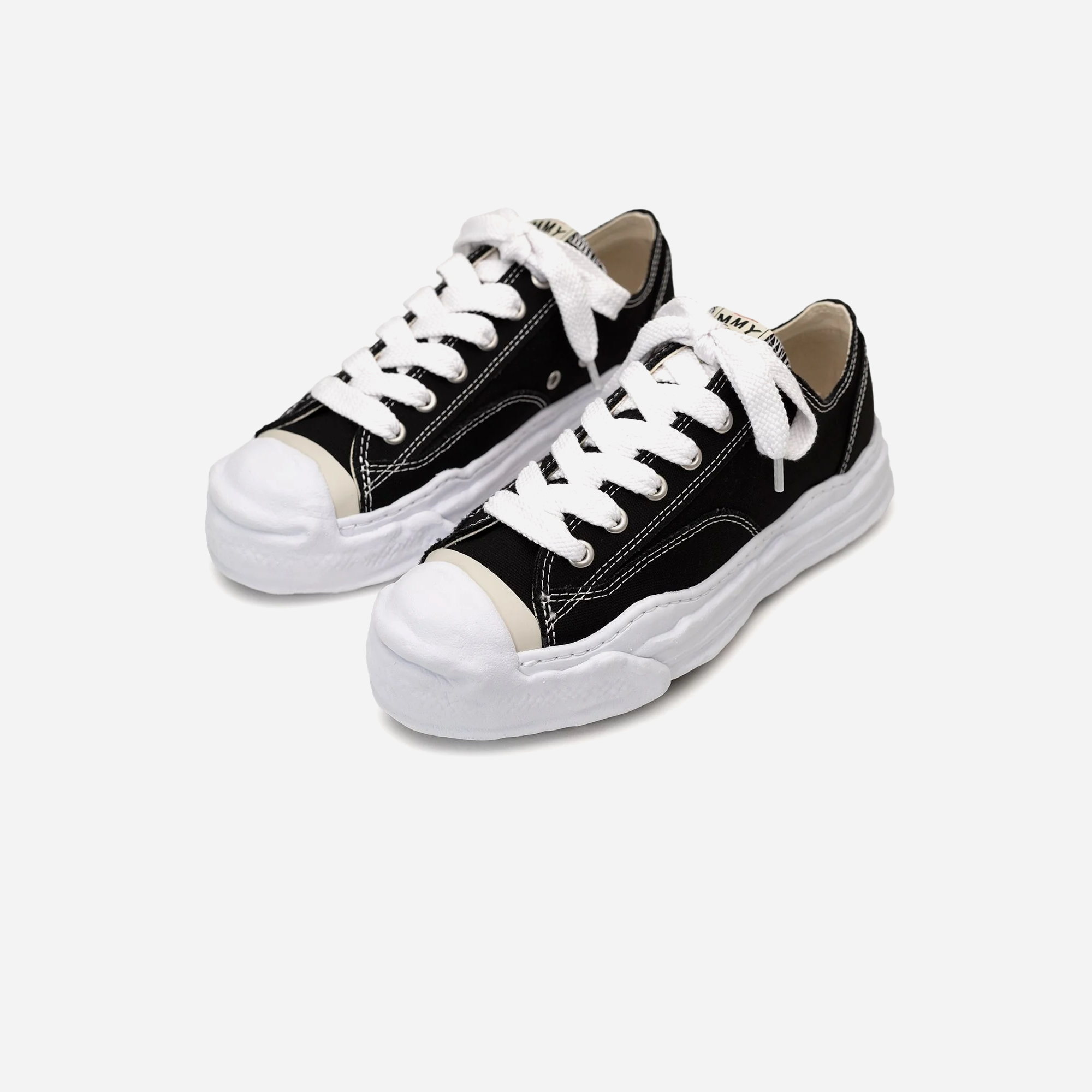 Maison Mihara Yasuhiro Hank OG Sole Canvas Low Black - view 2
