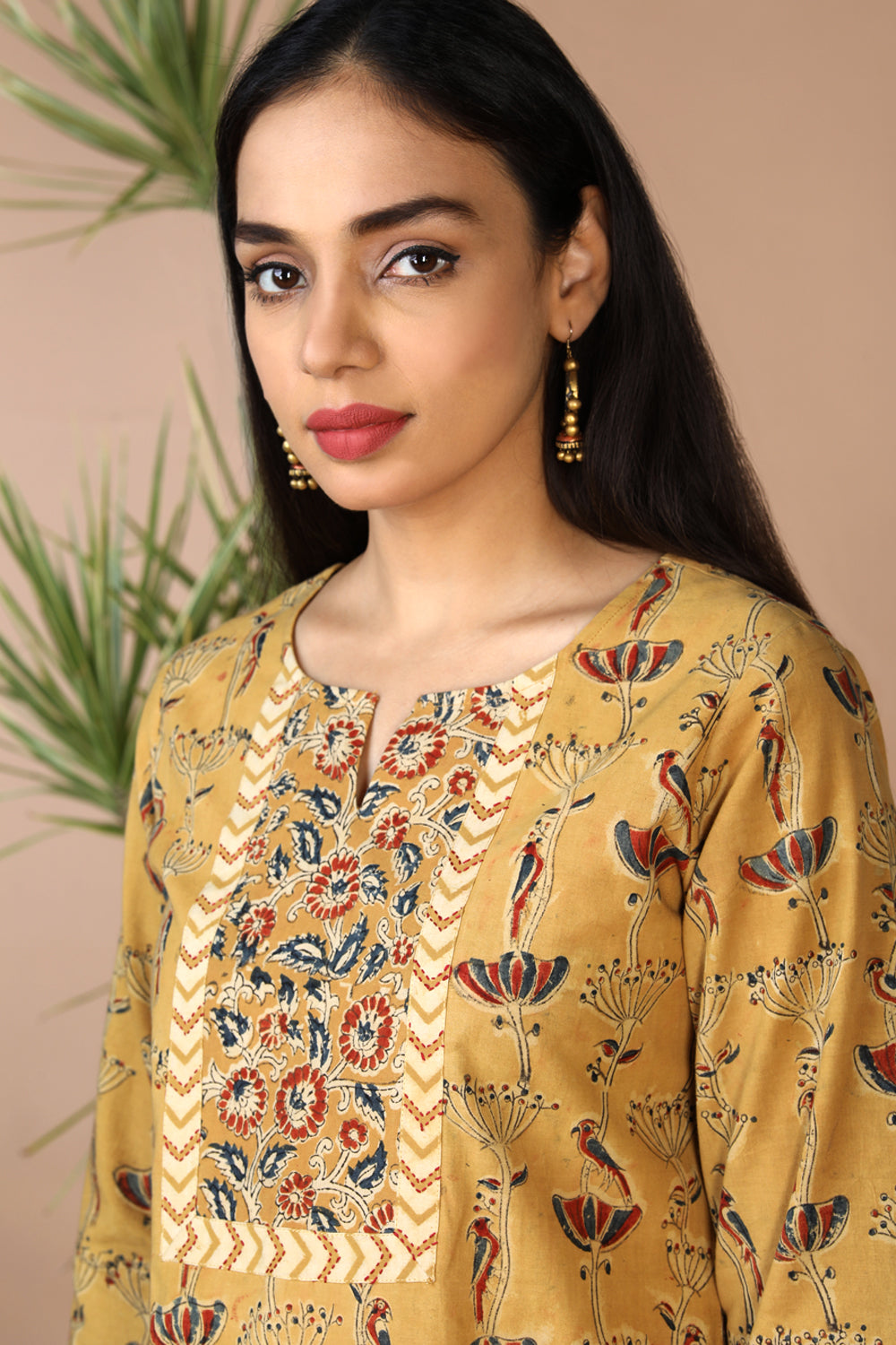 Kalanjali Ethnics Ethnic cotton Kalamakari kurti - view 2