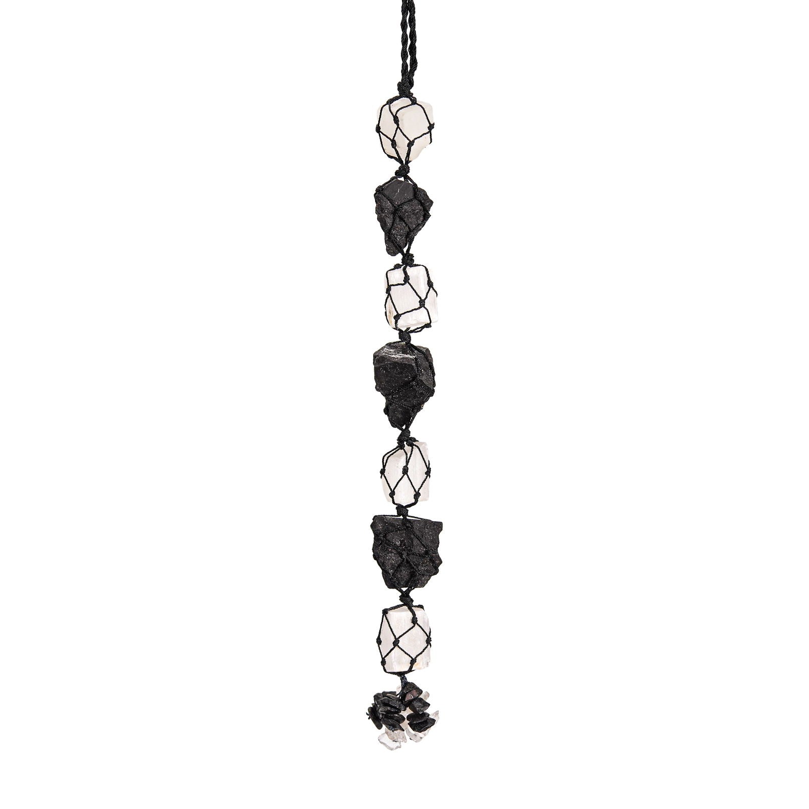 Gemsmantra Black Tourmaline & Selenite Tumble - view 3