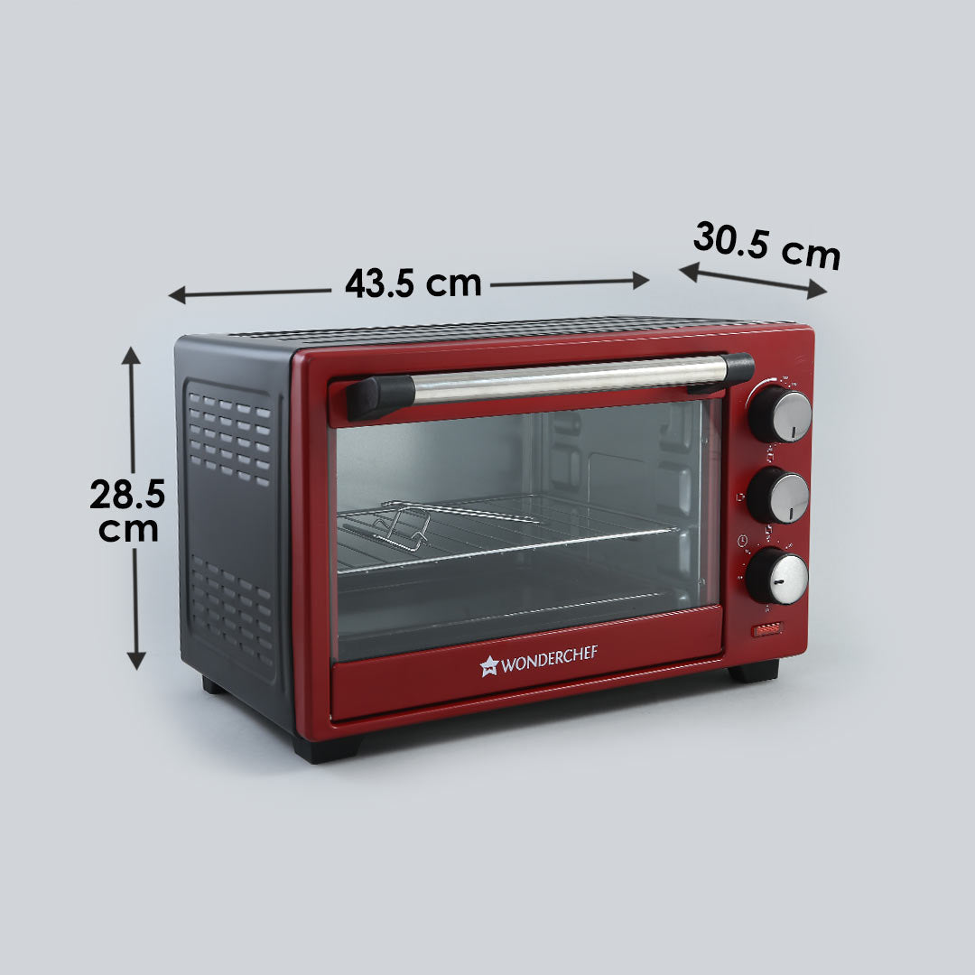 Wonderchef Renewed Oven Toaster Griller (OTG) Crimson Edge - 19 Litres Auto-shut Off - view 6