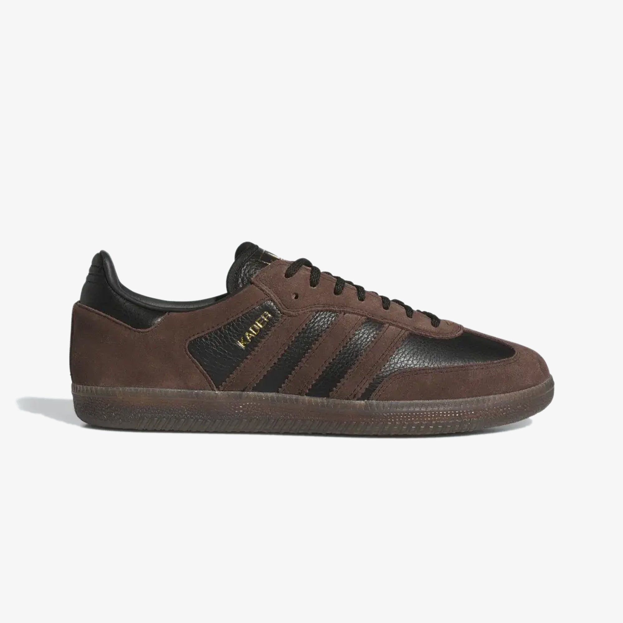 Adidas Originals | Samba Adv X Kader { Carbonblack/brown/gum5