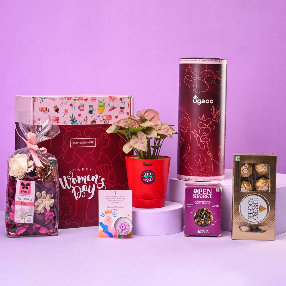 Ugaoo Pink Syngonium Bliss Women's Day Gift
