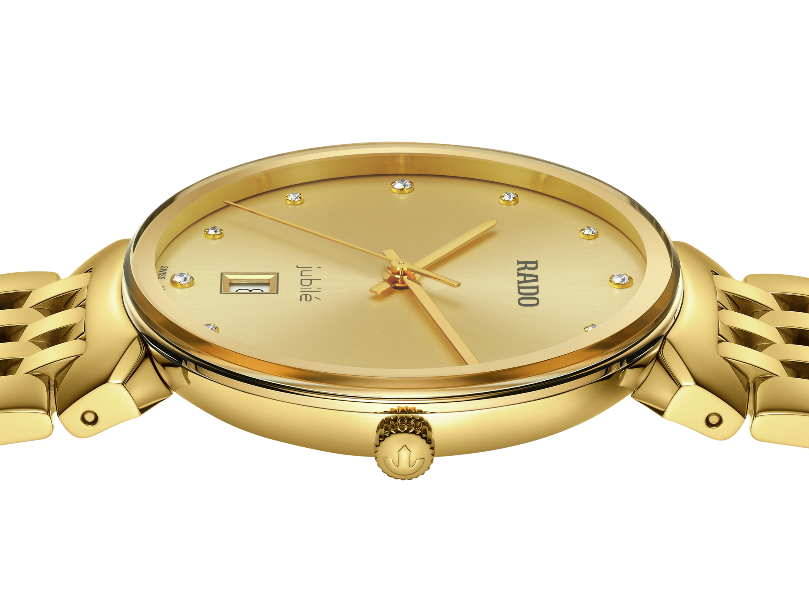 Rado Florence Diamonds Golden Yellow Dial Unisex 38mm - view 3