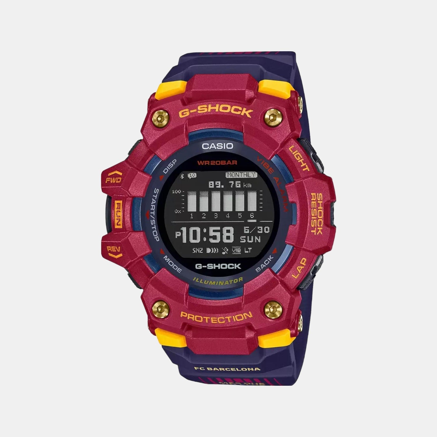 Casio G-Shock Men Quartz Black Dial Digital Resin Watch G1206