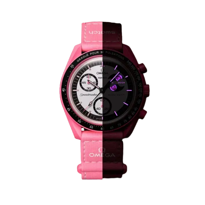 Sneaker Cafe Mumbai OMEGA x SWATCH MISSION TO THE PINK MOONPHASE - view 2