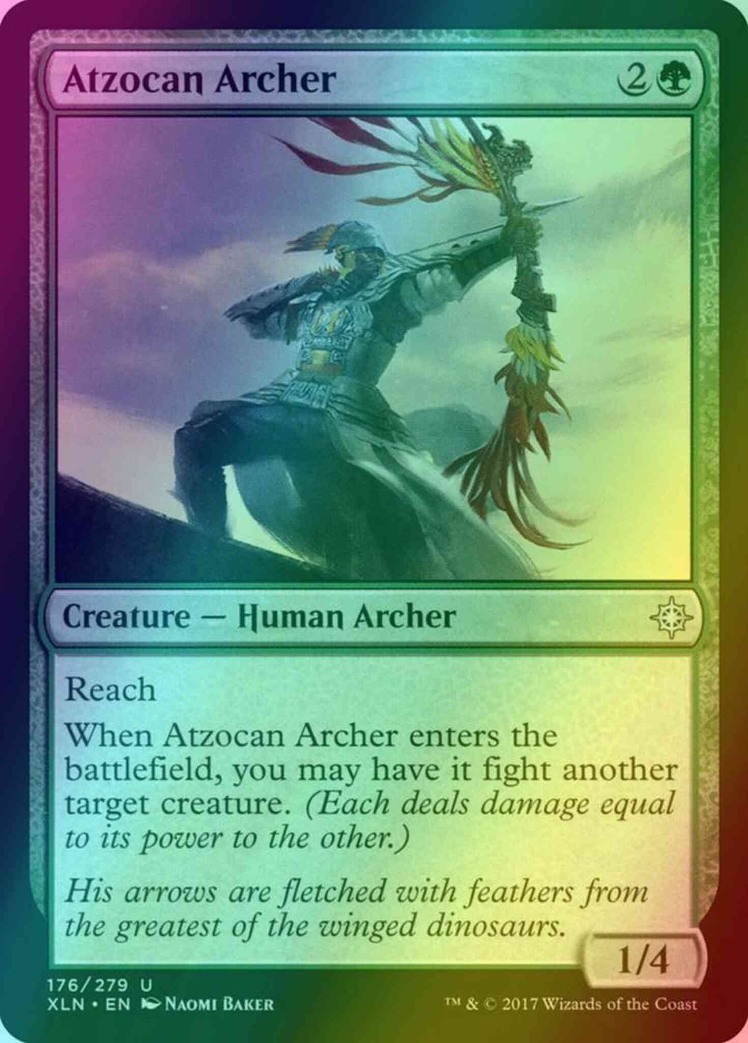 Atzocan archer 176 – Magic Atzocan Archer [176] [Ixalan] [Foil]