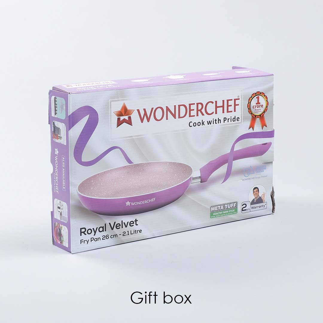 Wonderchef Royal Velvet Non-Stick 26 cm Fry Pan with Induction Bottom - view 6