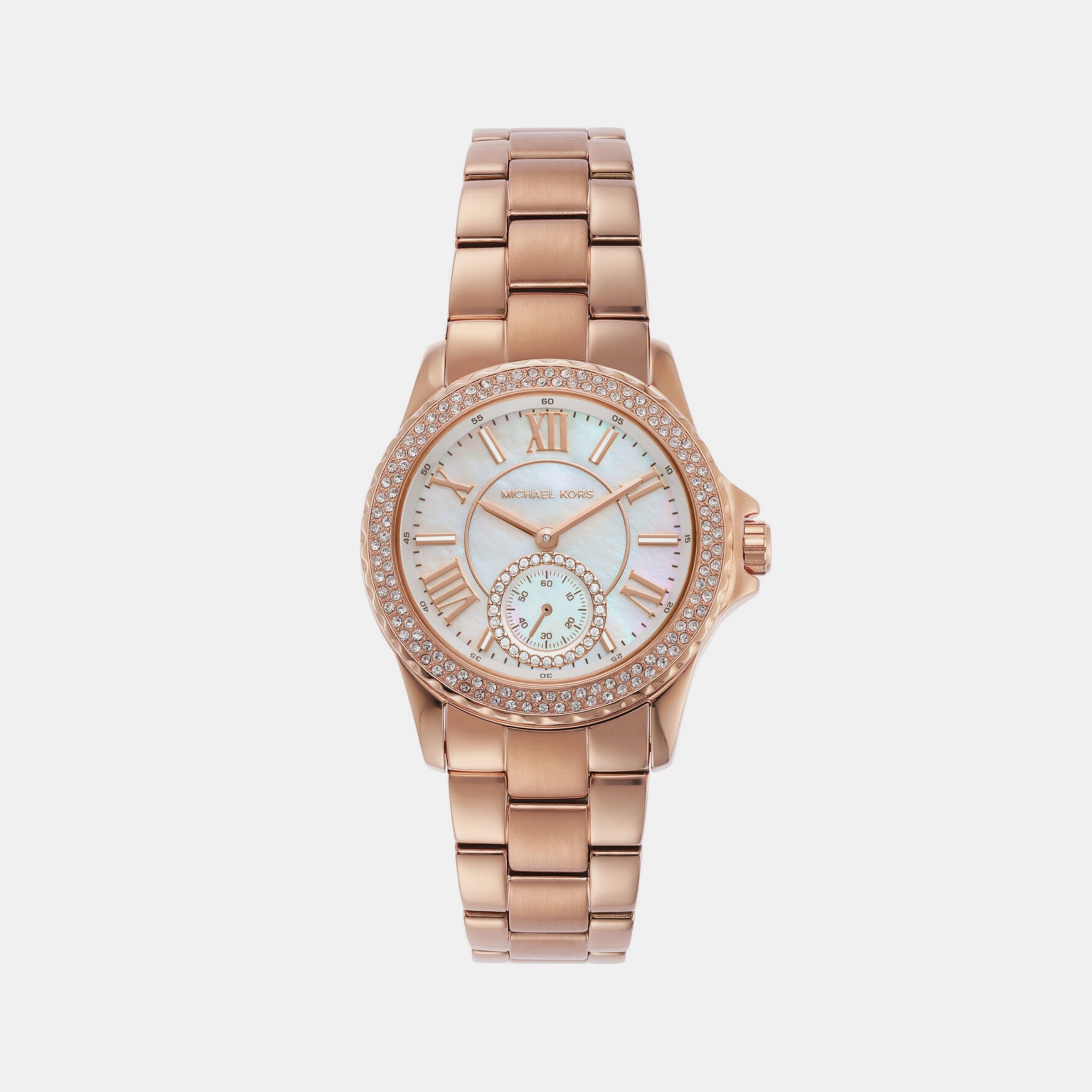 Michael Kors Everest Women Quartz White Dial Analog Stainless Steel Watch MK7364