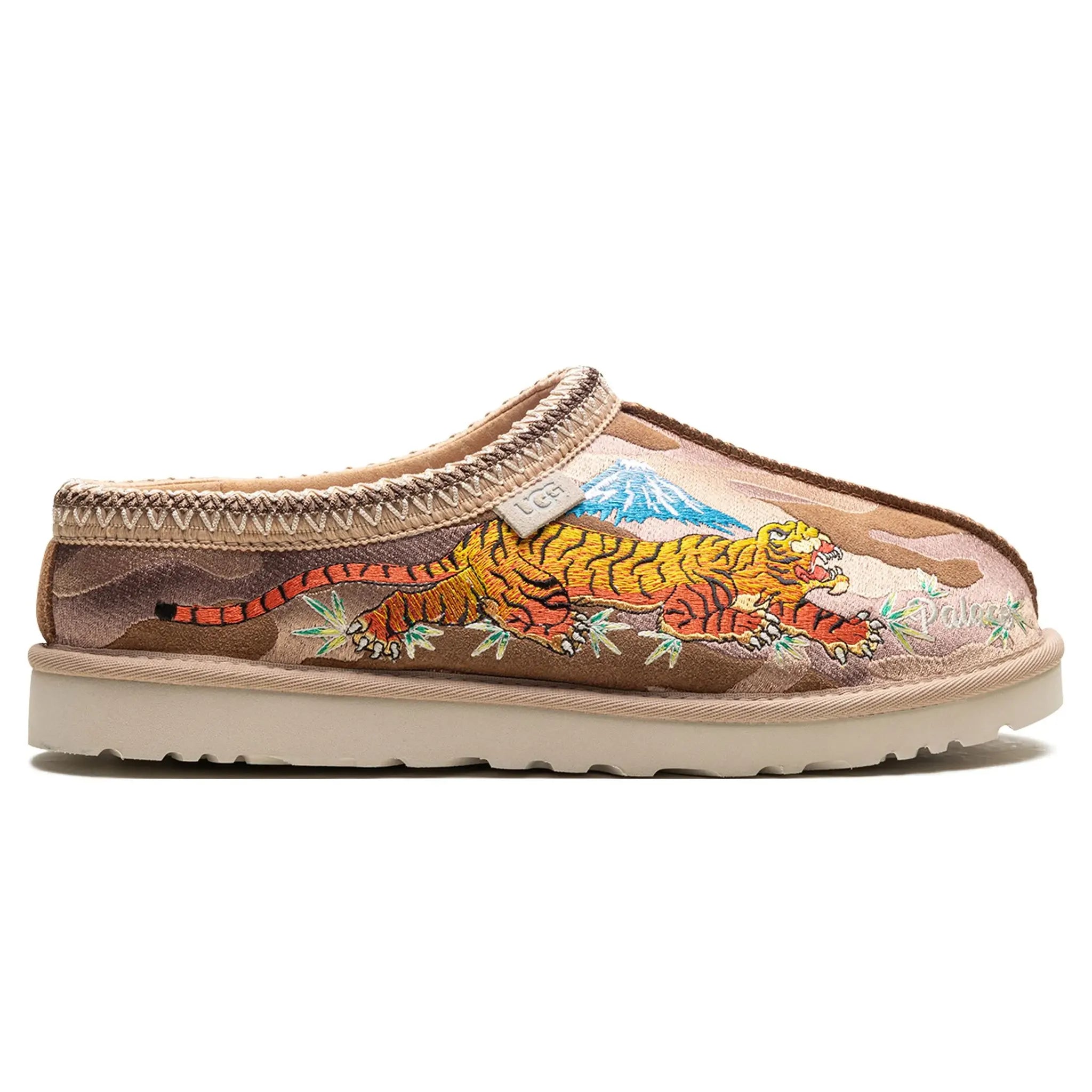 Palace x UGG Tasman Chestnut Camo Slippers – Brown