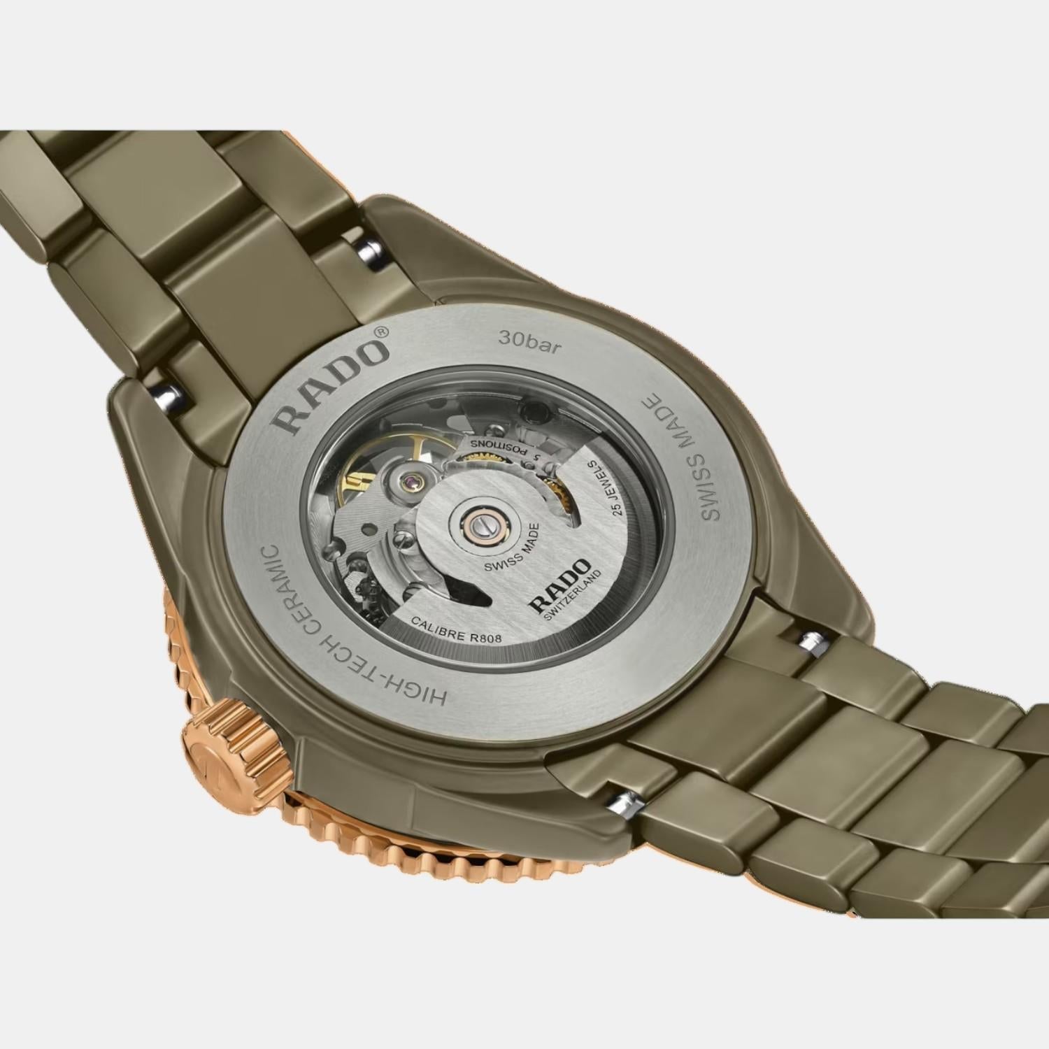 Rado Captain Cook Men Automatic Grey Dial Analog Ceramic Watch R32150162 - view 4