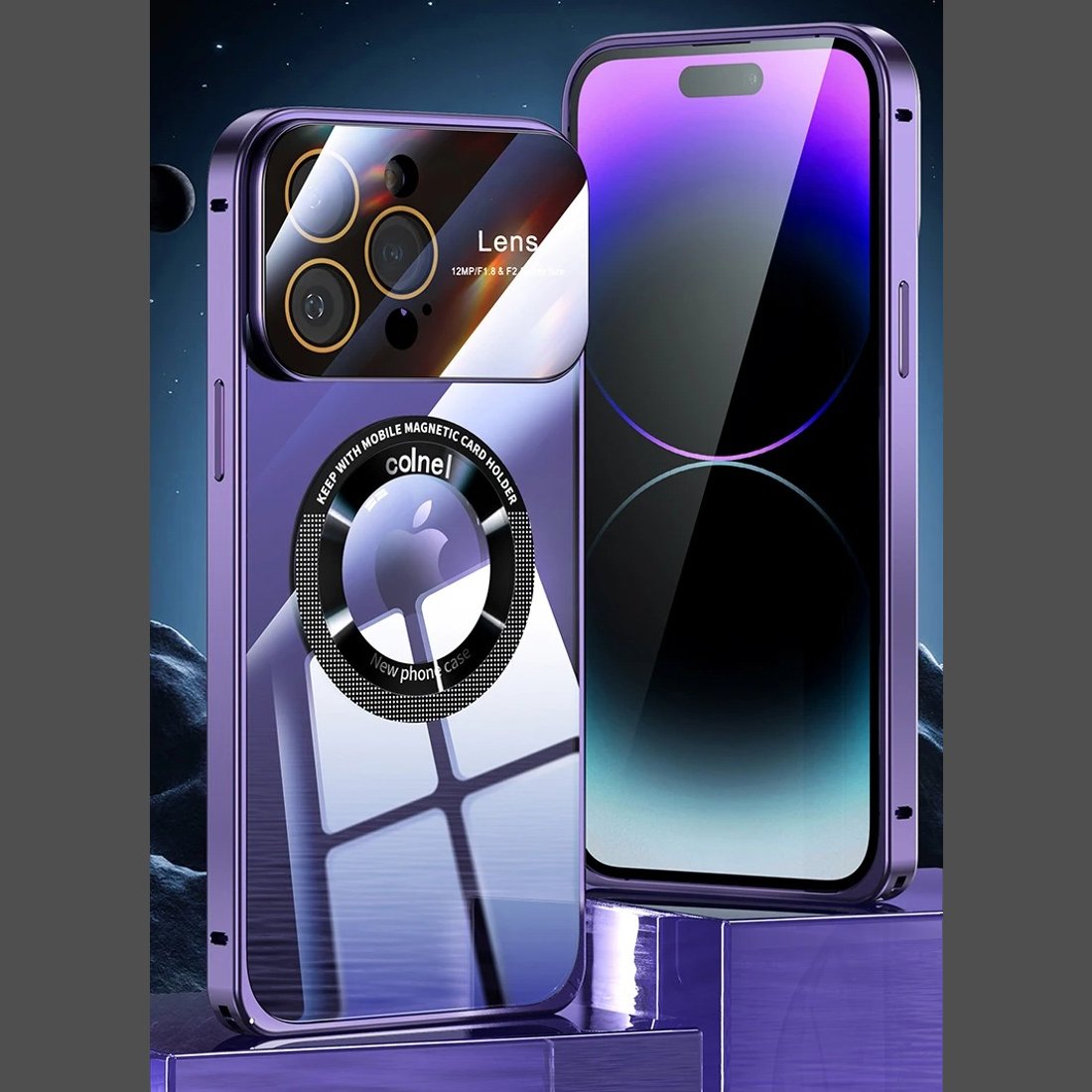 Million Cases iPhone 14 Series Deluxe Metallic Frame Case - view 12