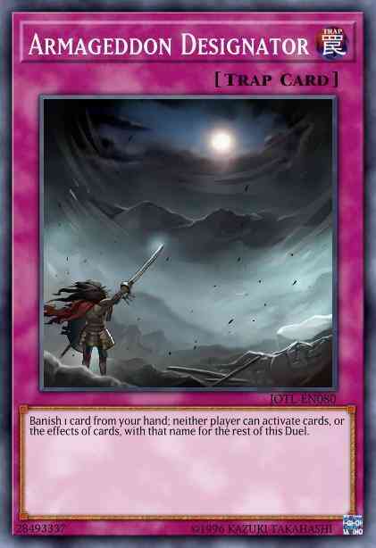Yu-Gi-Oh! Armageddon Designator - JOTL-EN080 - Common - Unlimited