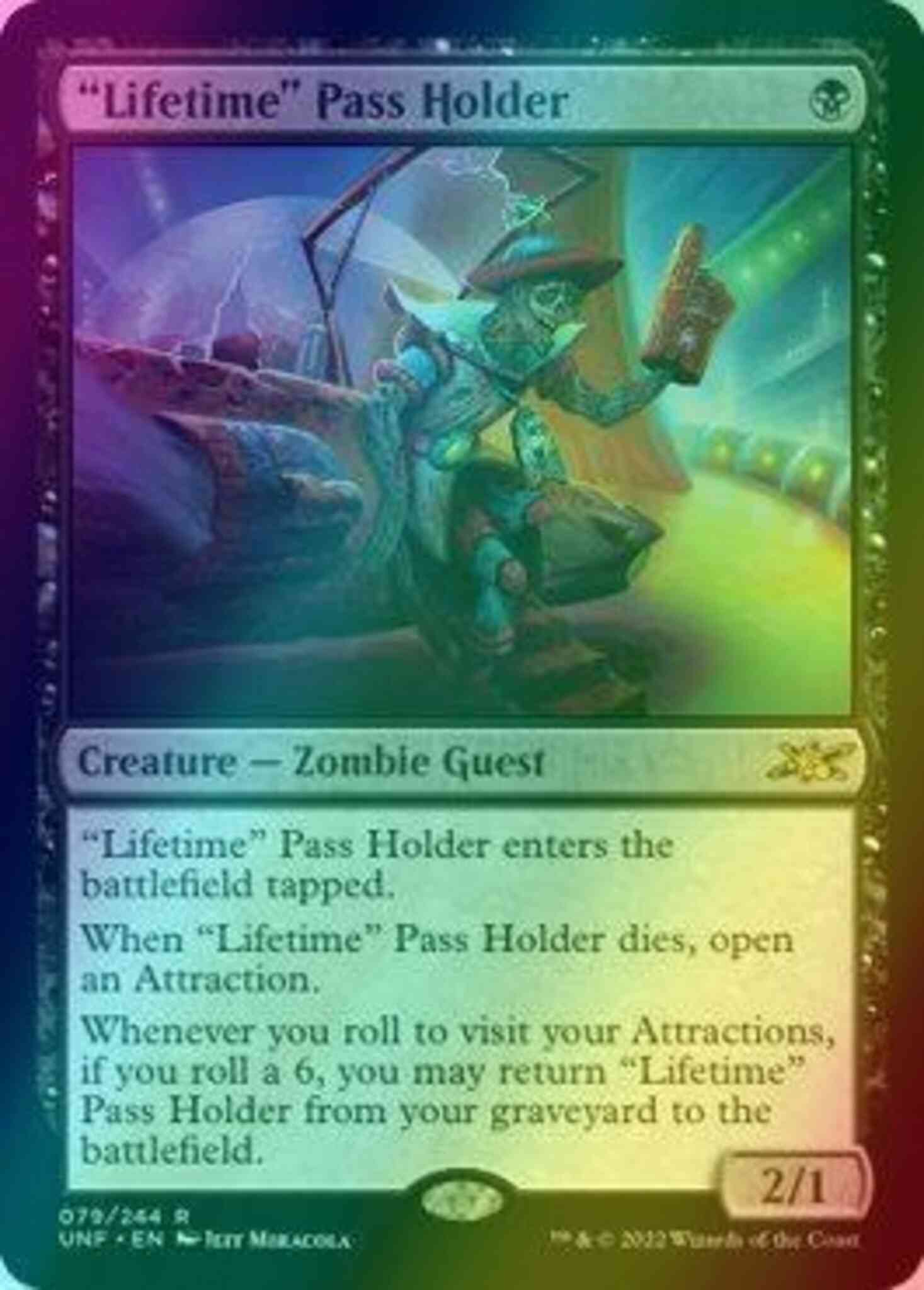 Lifetime pass holder – Magic "Lifetime" Pass Holder [79] [Unfinity] [Foil]