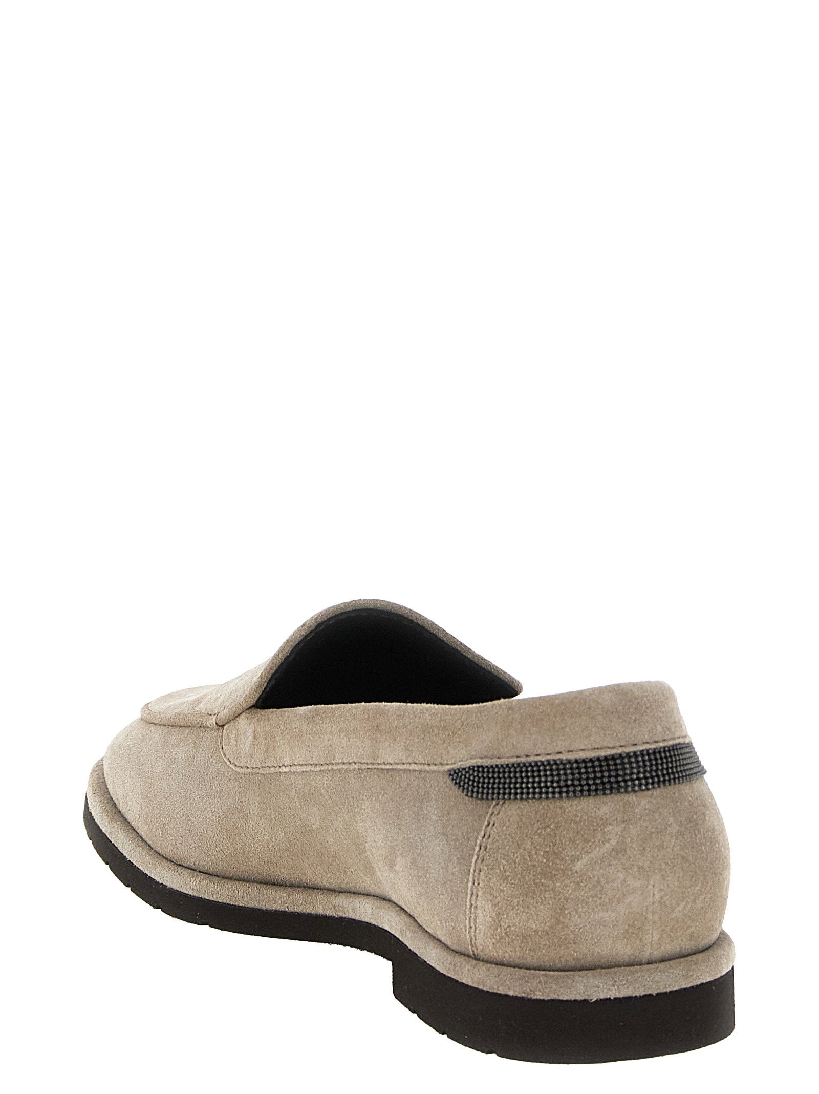 Brunello Cucinelli Monile Suede Loafers - view 3