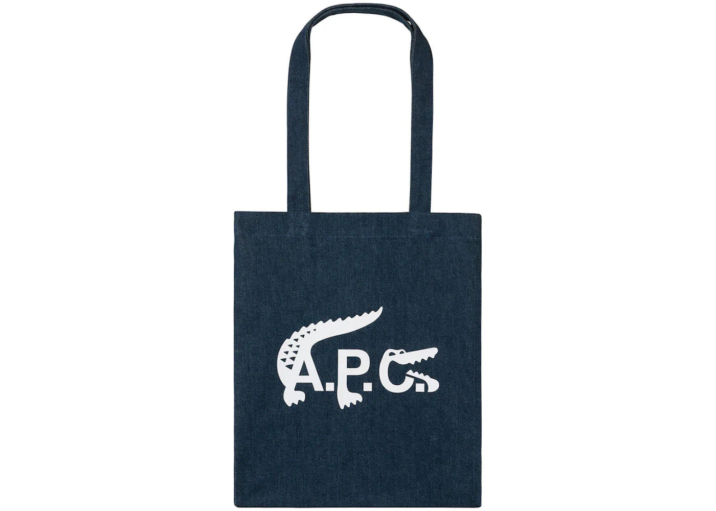 P c x – A.P.C. x Lacoste Tote Bag Indigo