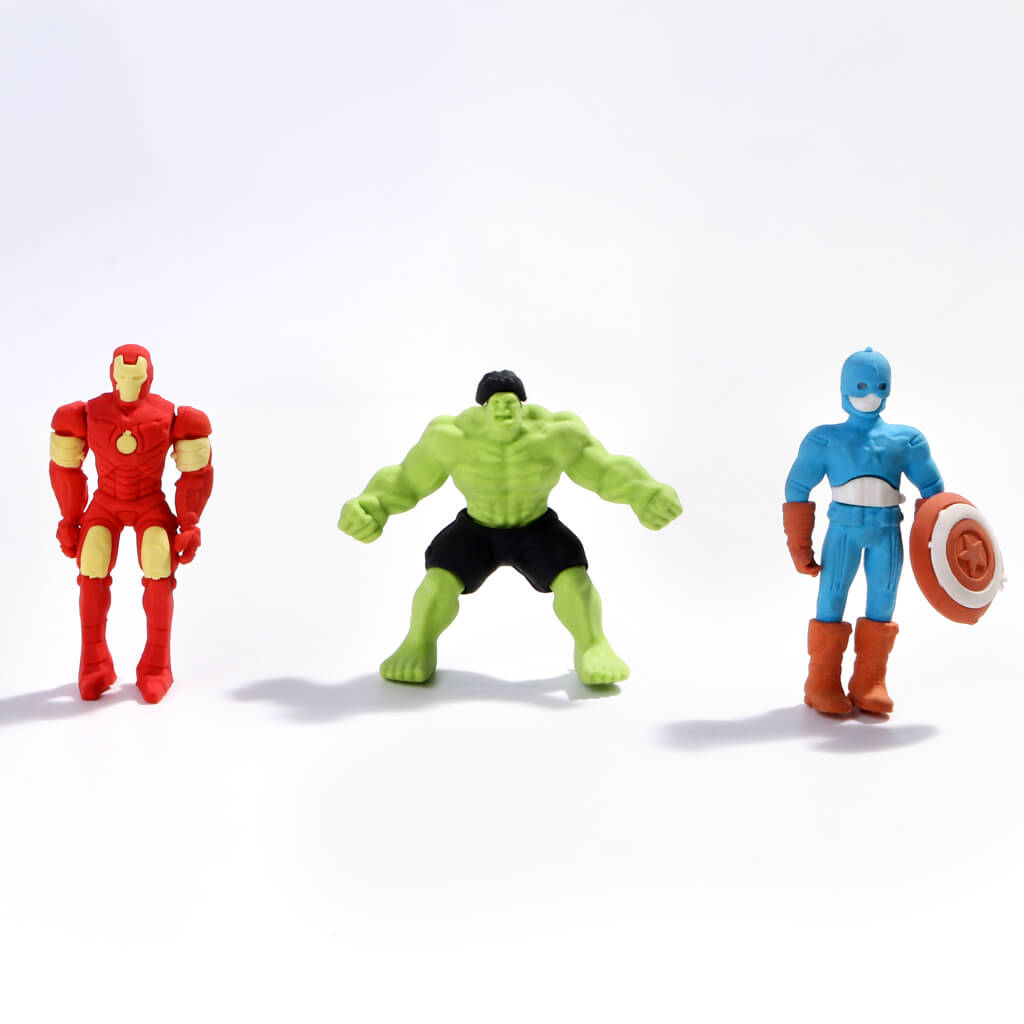 Big Daddy Avengers 3D Eraser Set