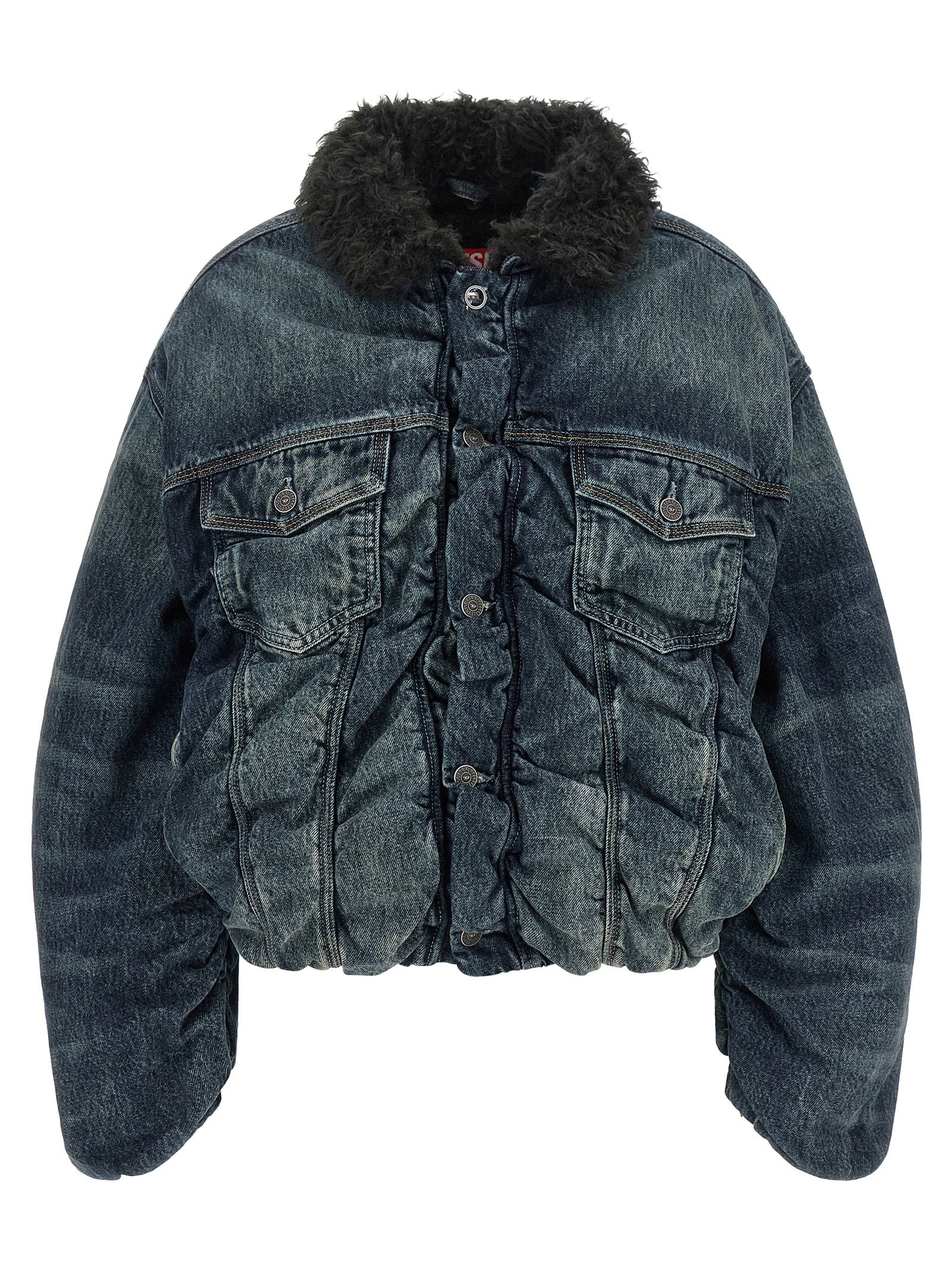 Diesel D-curly-fsj1 Jacket – 100% cotton