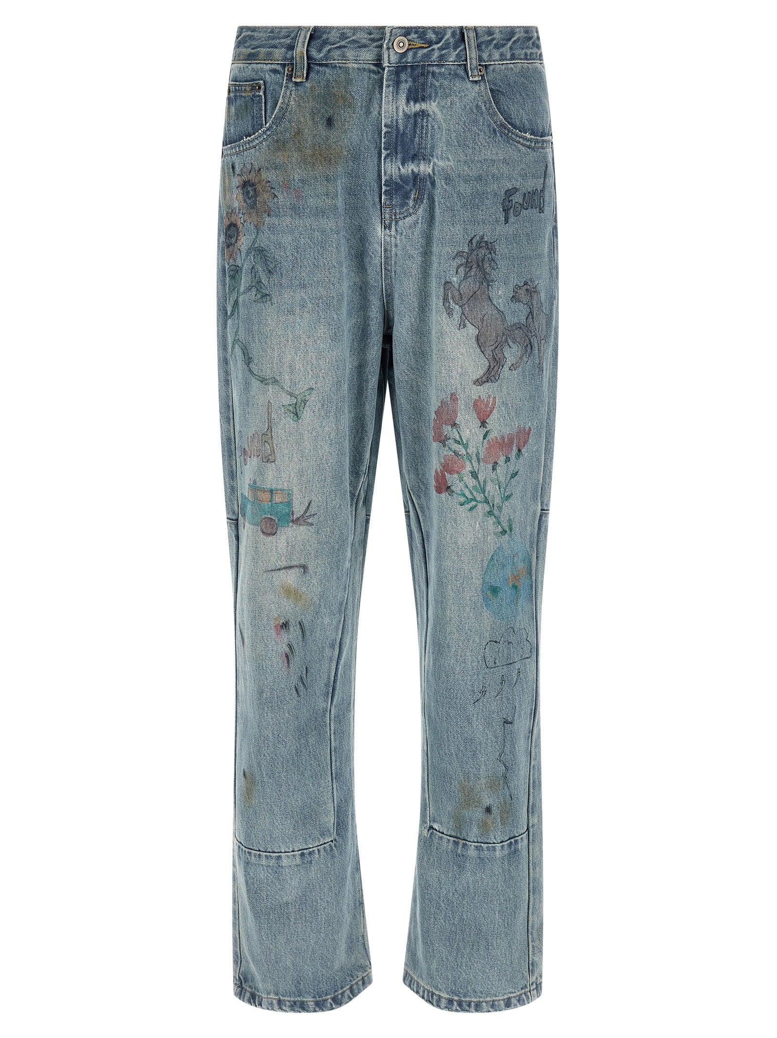 Found Hand Art Jeans – 100% cotton