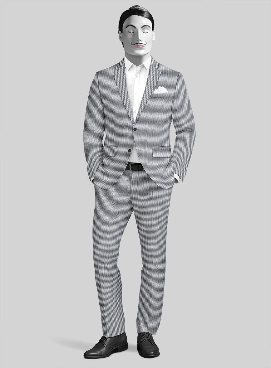 StudioSuits Italian Cotton Houndstooth Isla Suit