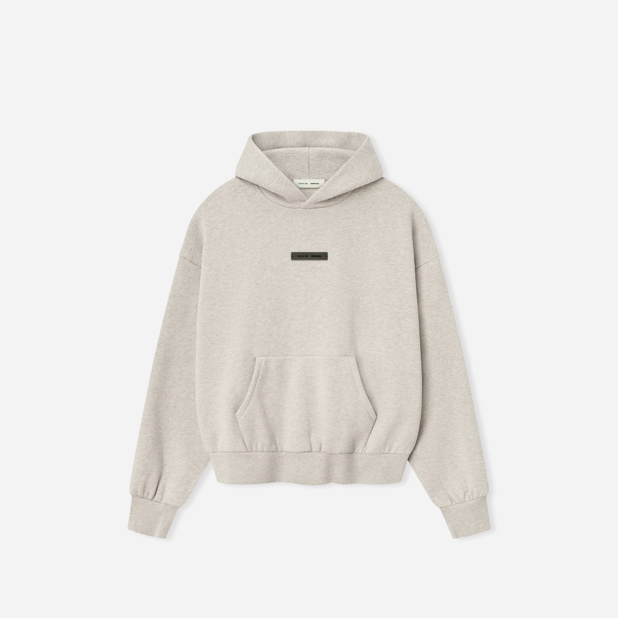 Fear Of God Essentials SS25 Classic Fleece Hoodie - Heather Stone