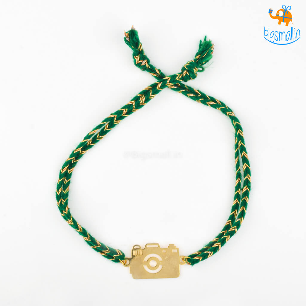 Bigsmall_piu Camera Metallic Rakhi - view 4