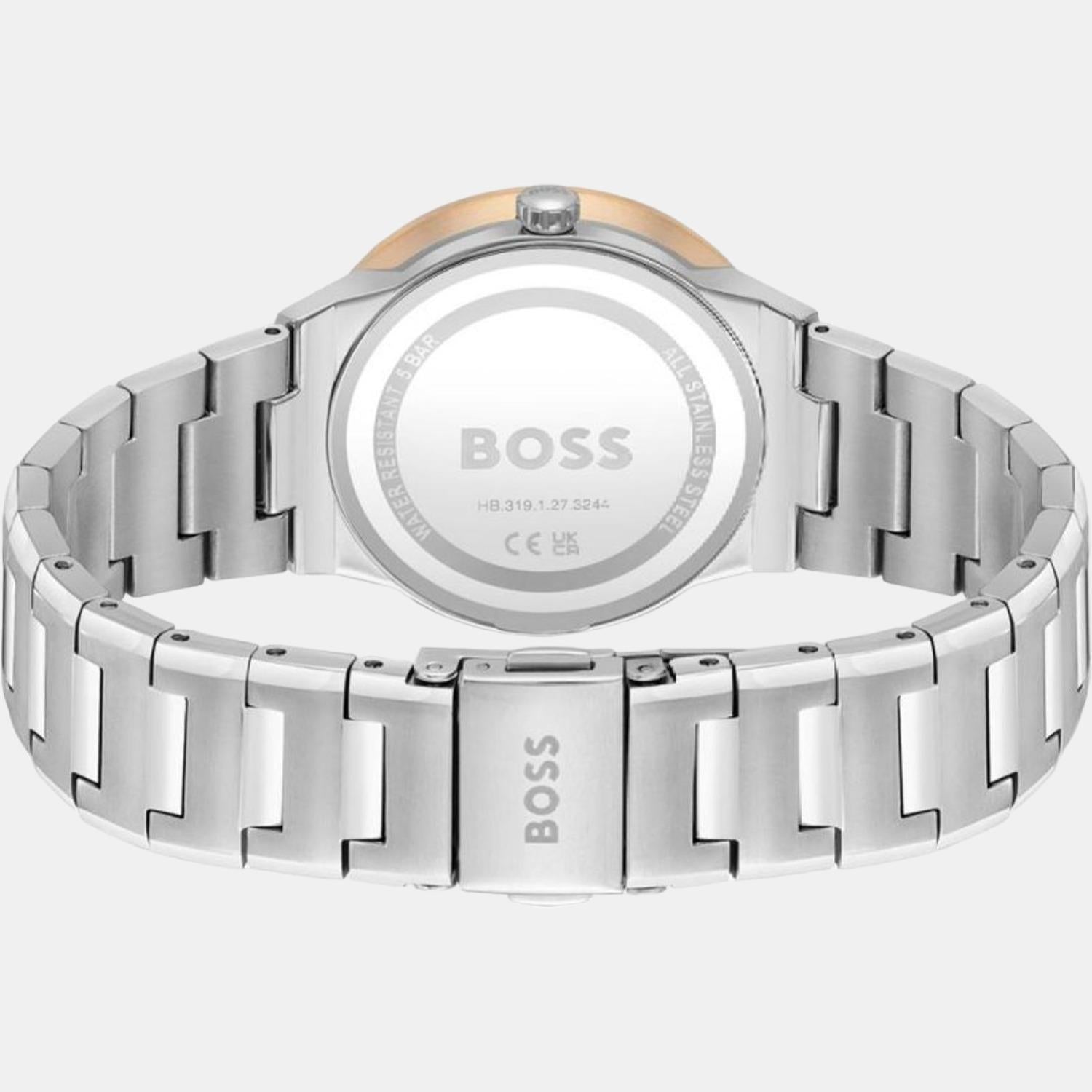 Boss Breath Women Quartz Silver Dial Analog Stainless Steel Watch 1502646 - view 2