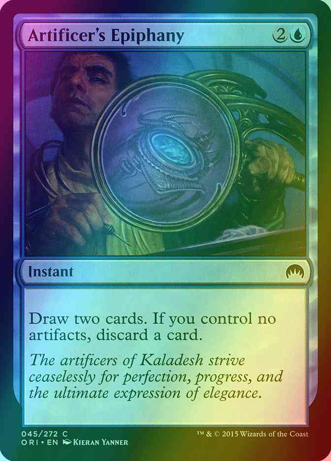 Epiphany 45 magic – Artificer's Epiphany [45] [Magic Origins] [Foil]