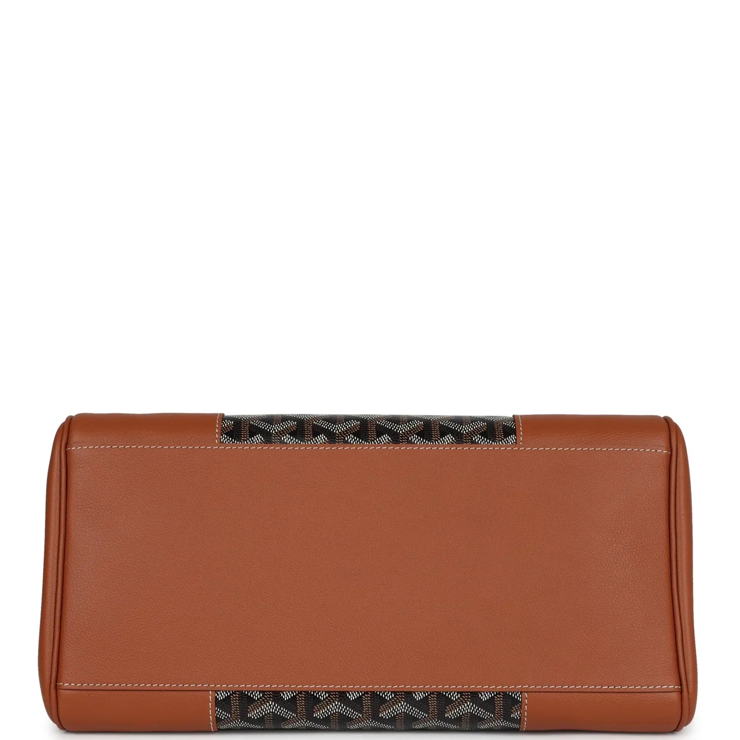 Cop Underdog Goyard Saigon Tote Black & Brown Goyardine Canvas Palladium Hardware - view 6