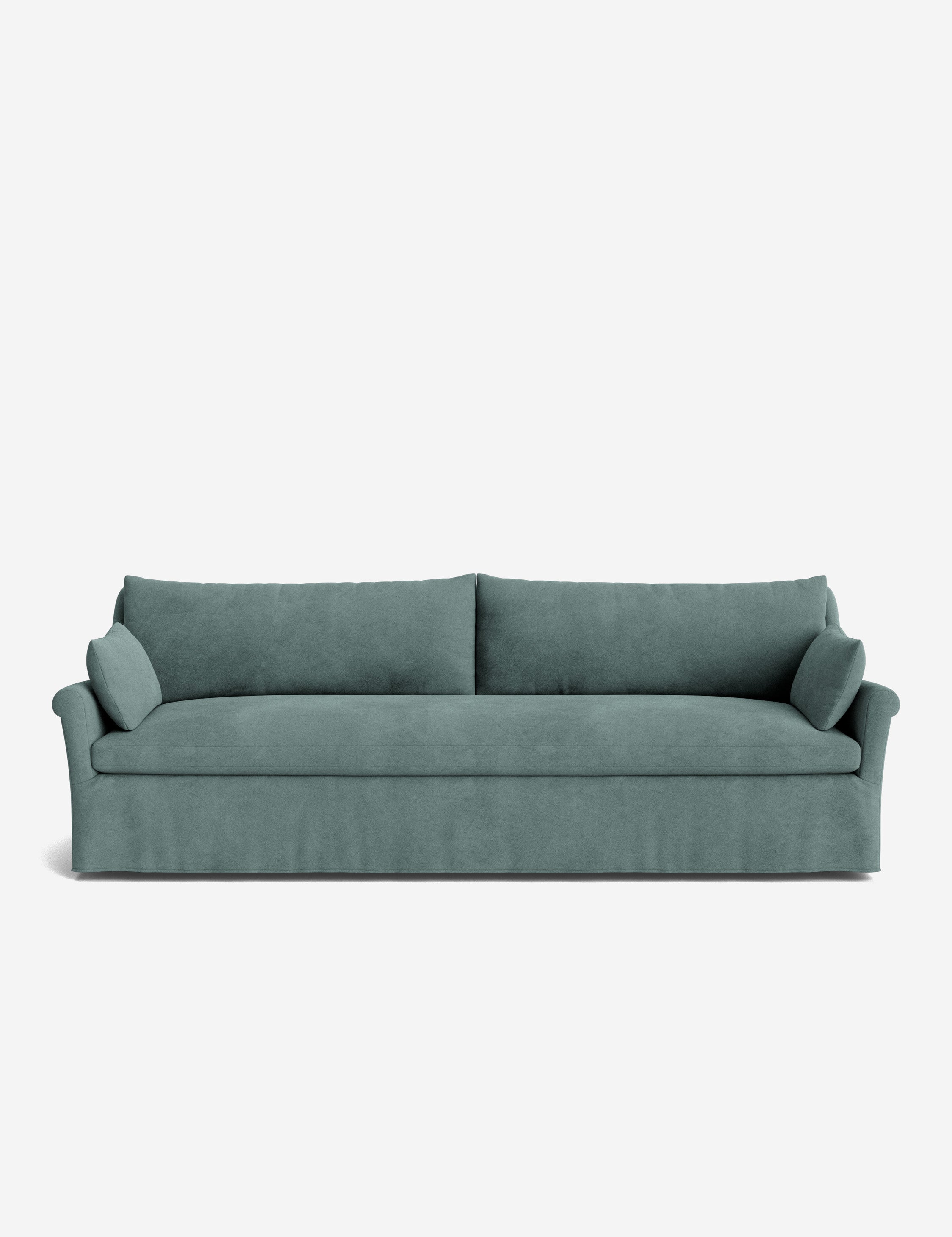 Lulu and Georgia Portola Rolled Arm Slipcover Sofa - view 171