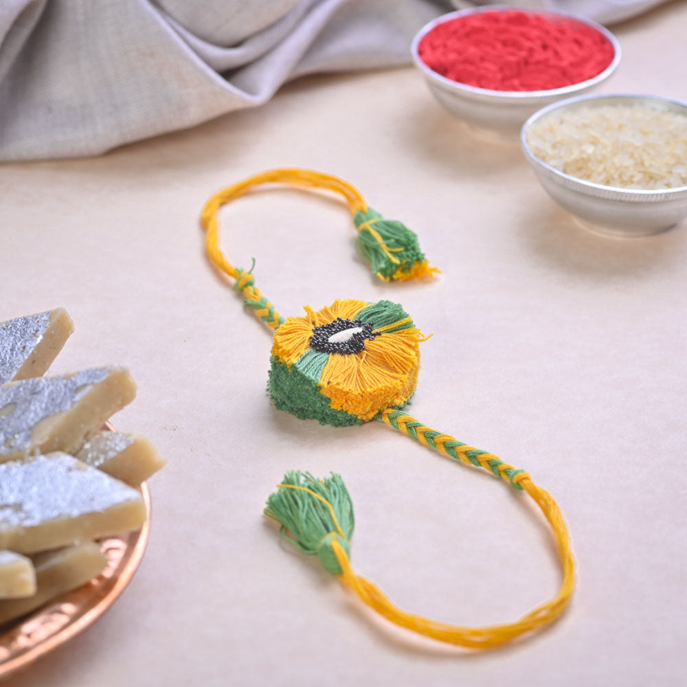 Ugaoo Plantable Seed Rakhi with Cucumber & Chulai Seeds