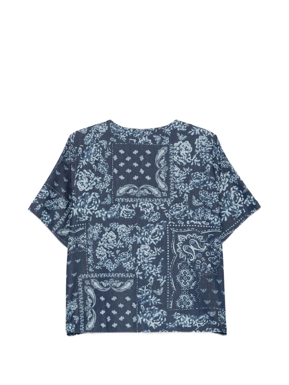 Emporio Armani Floral Print Cotton Top – 100% Cotton - view 2