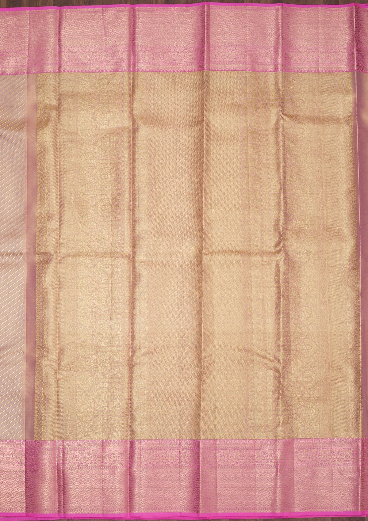 Koskii Pink Zariwork Pure Silk Saree – Women's - view 7