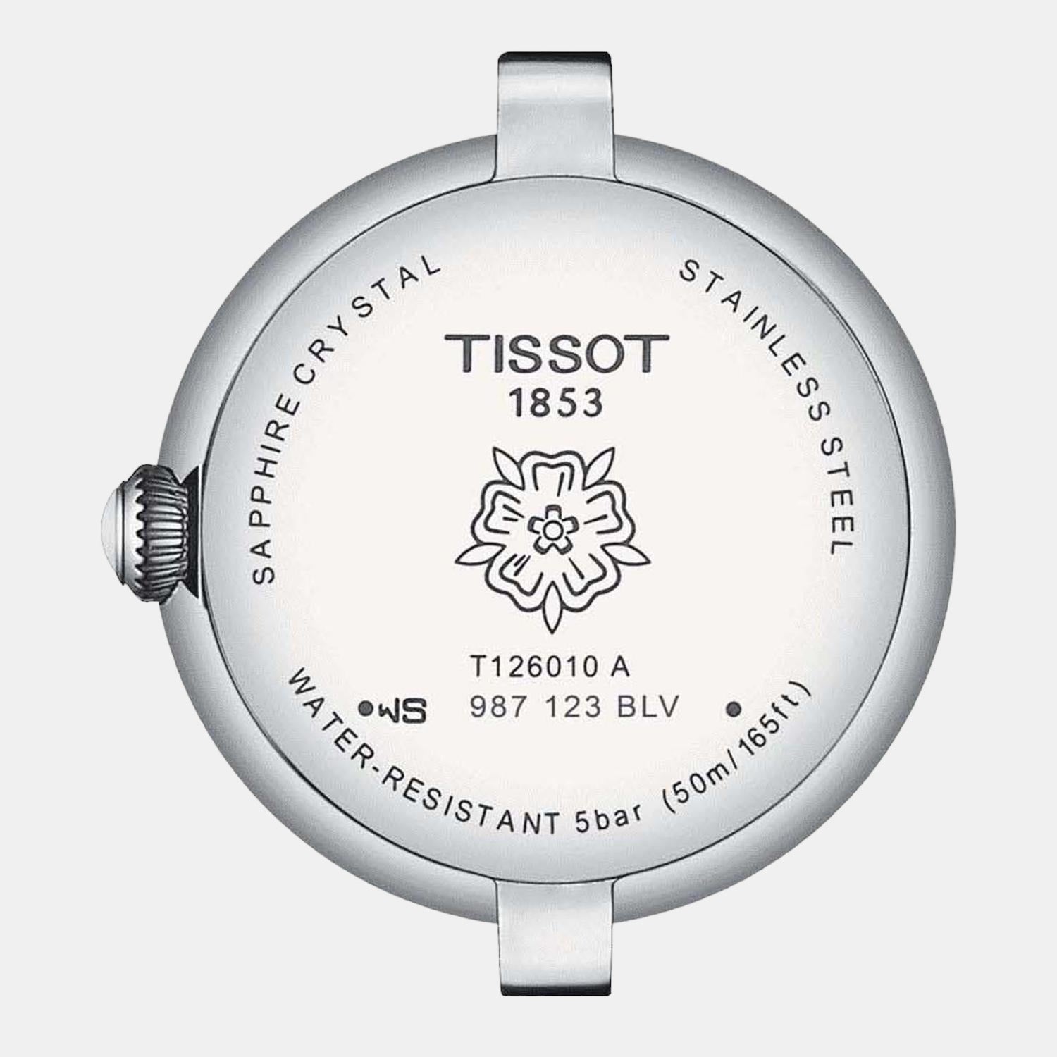 Tissot Bellissima Women Quartz White Dial Analog Stainless Steel Watch T1260101101300 - view 2