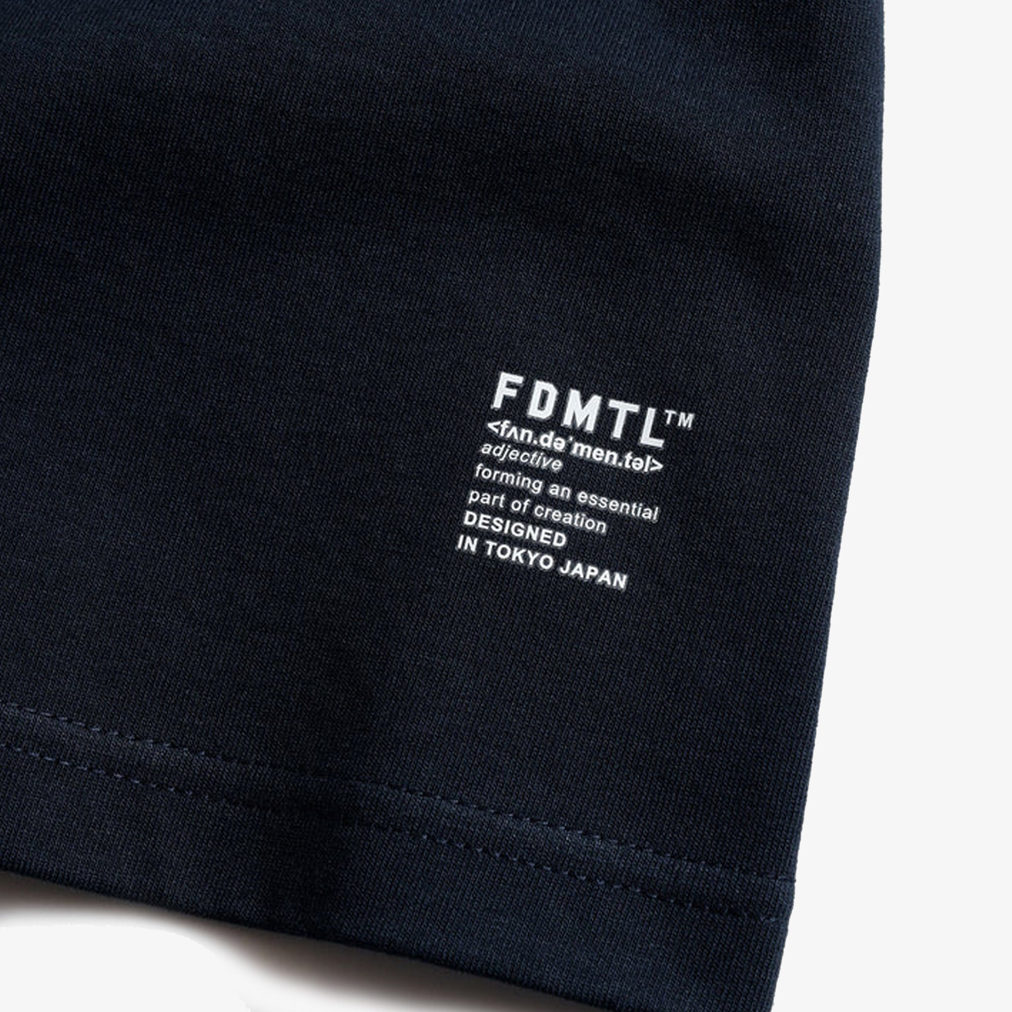 Fdmtl | Boro Pocket Tee { Navy - view 4