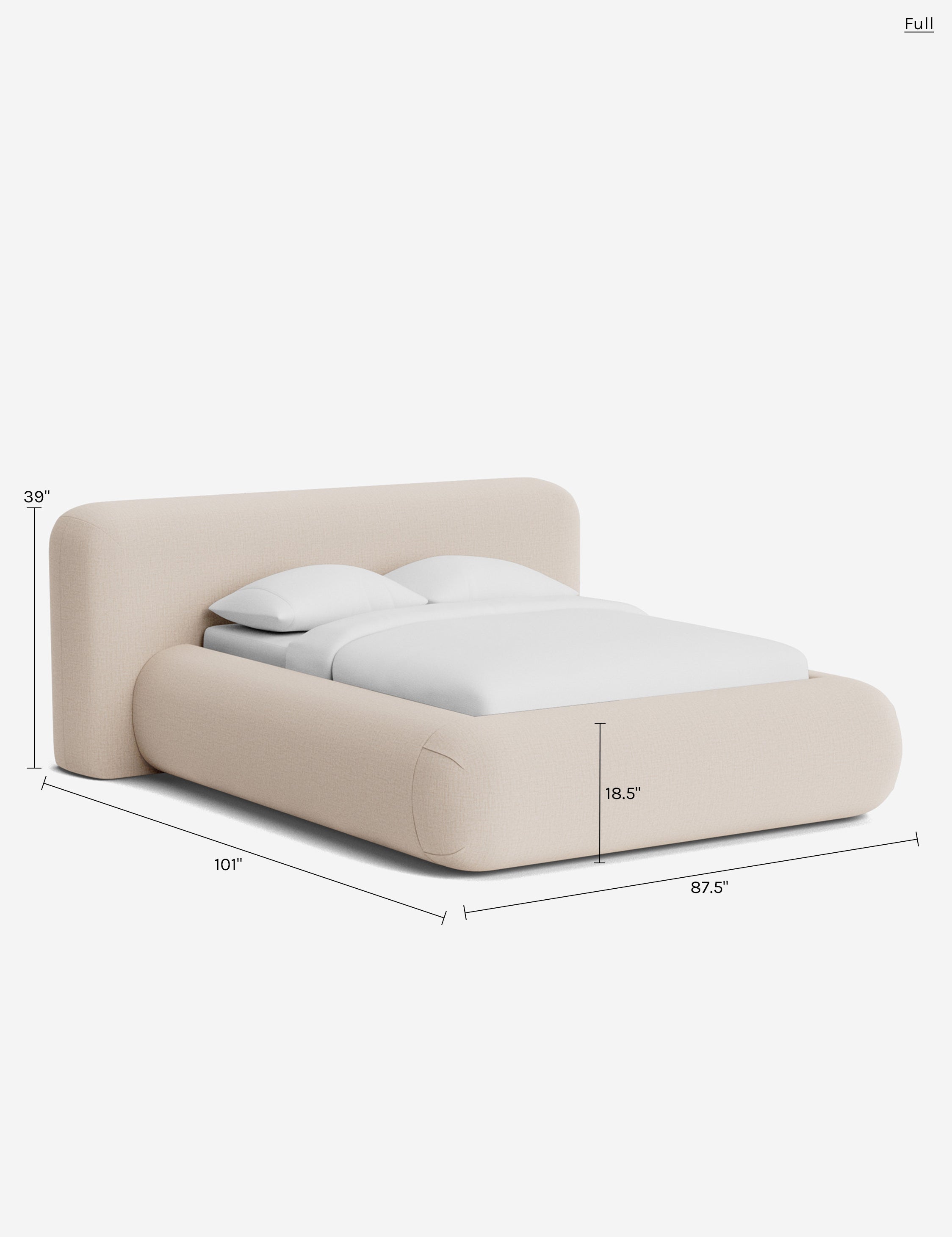 Lulu and Georgia Penley Rounded Platform Bed - view 229