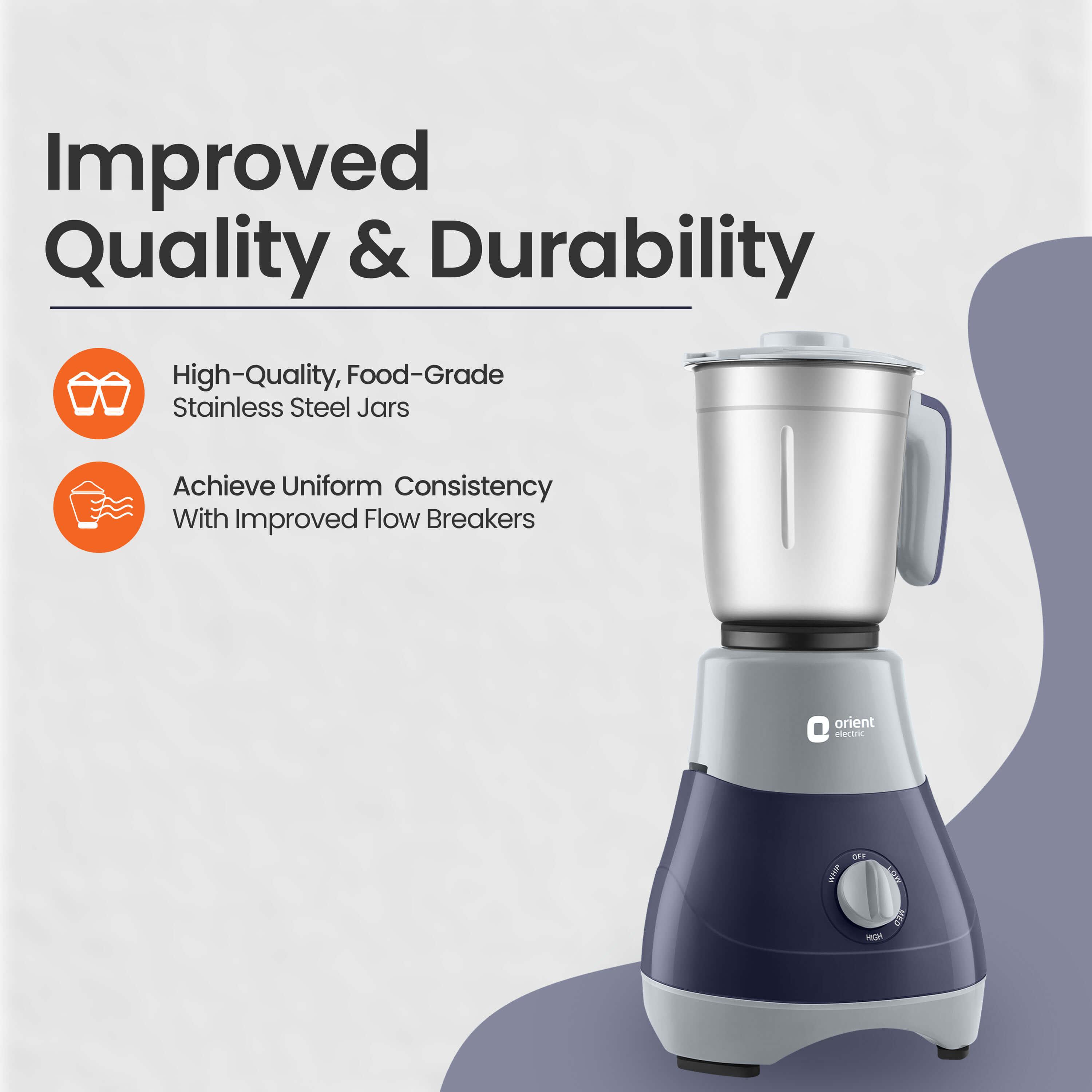 orientelectric Smart Blend 3 Jar Mixer Grinder - view 4