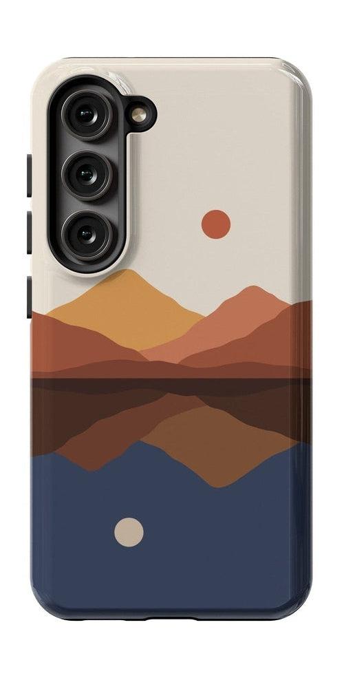 Casetry Opposites Attract | Day & Night Colorblock Mountains Samsung Case - view 3