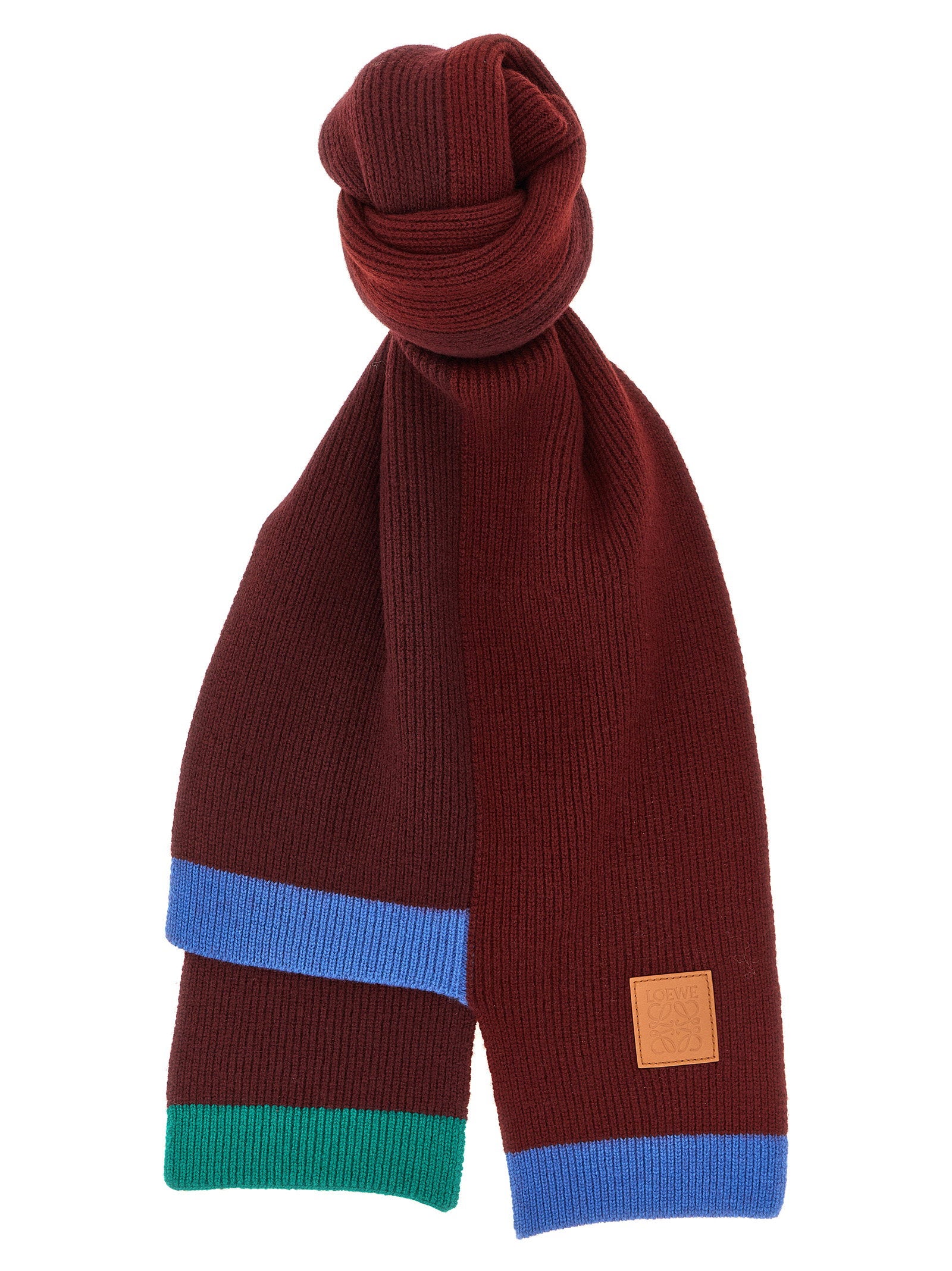 Loewe Wool Asymmetrical Scarf – 100% wool