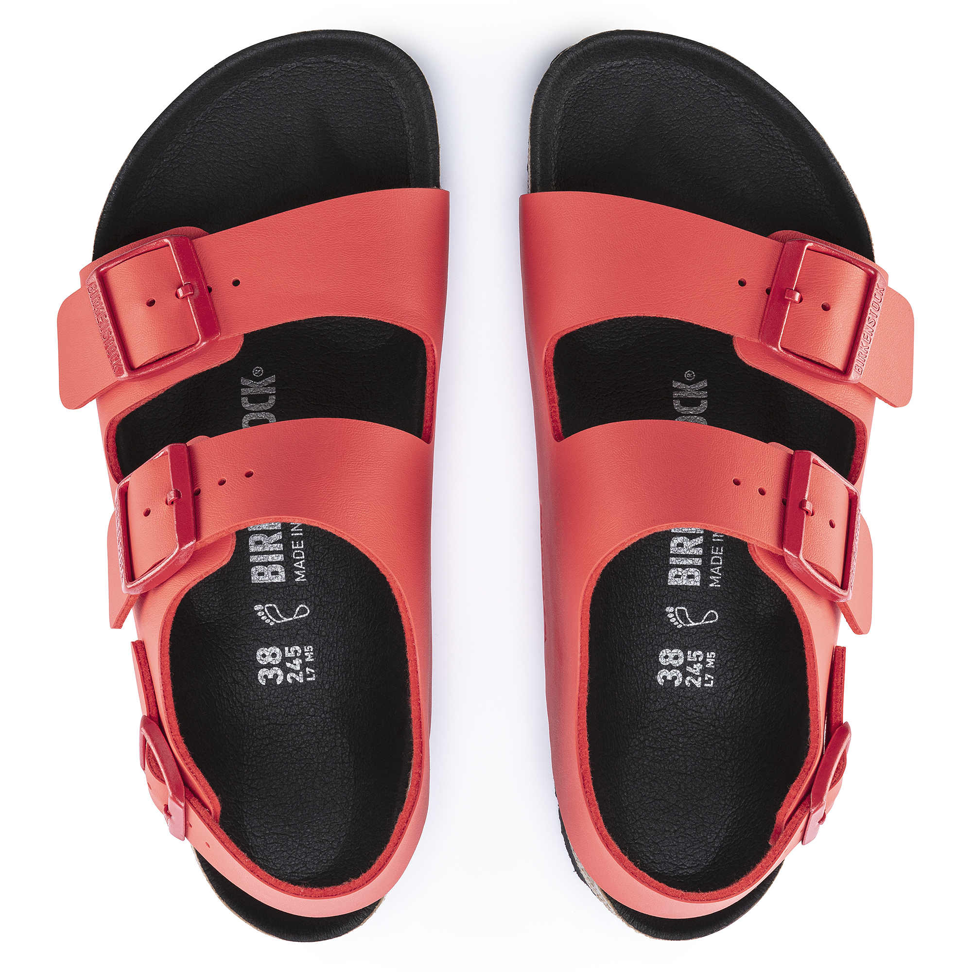 Birkenstock Milano Birko-Flor – Red Red/Poppy - view 2