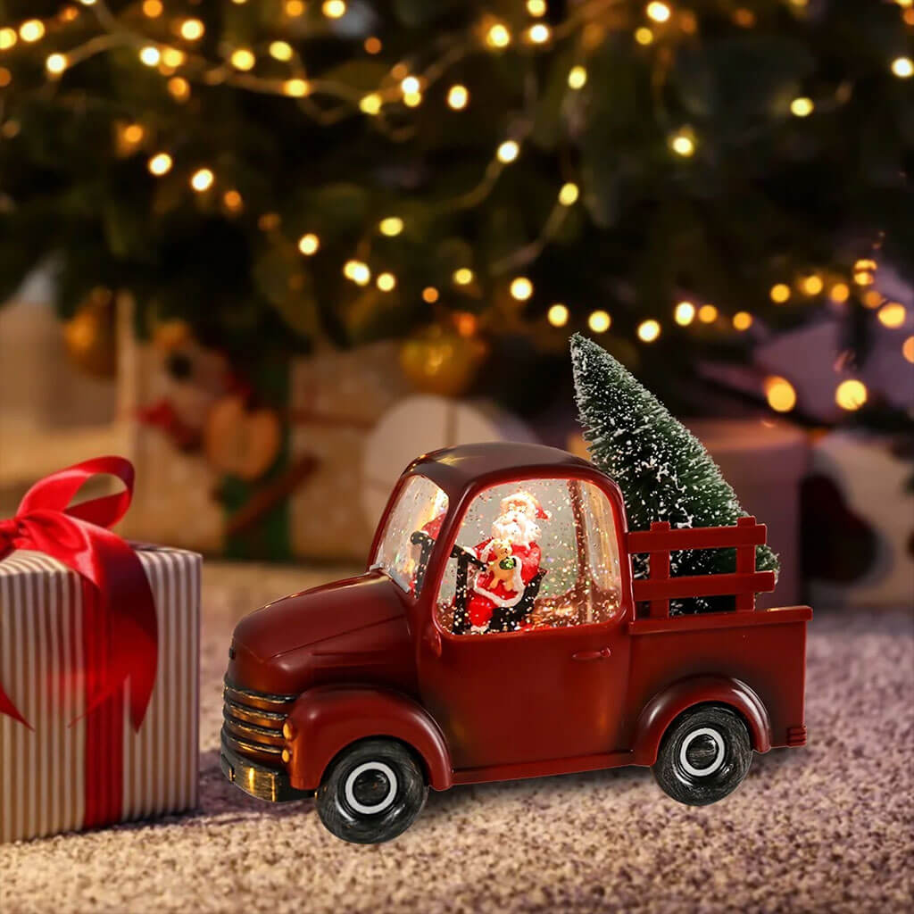 Artnery Santa Musical Truck With Lamp