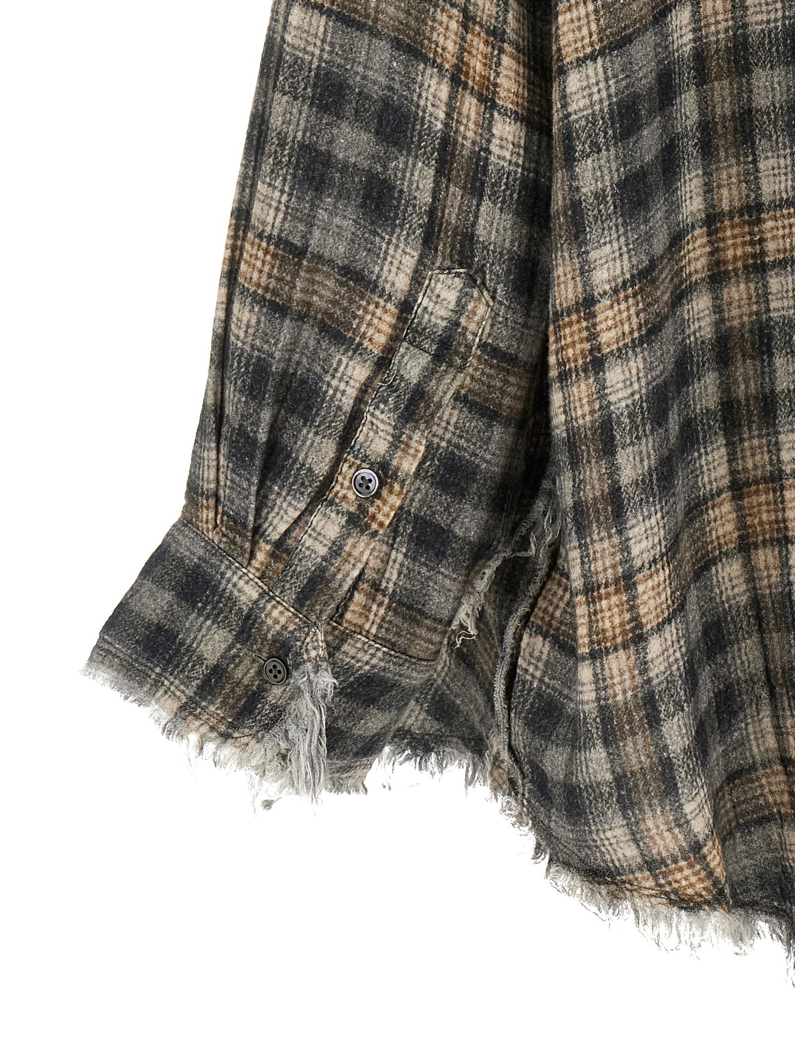 R13 Raw Cut Hem Shirt – 100% cotton - view 4