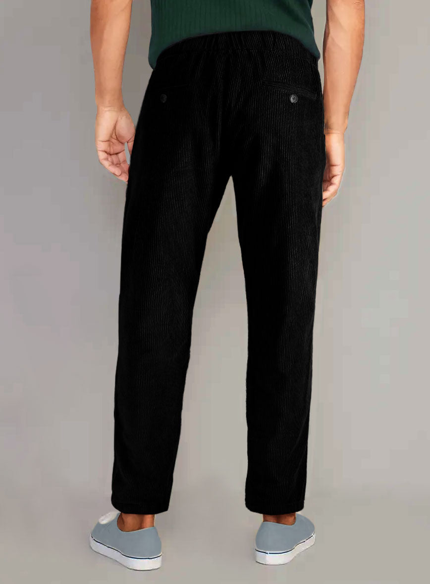 StudioSuits Black Stretch Pin Corduroy Easy Pants - view 3
