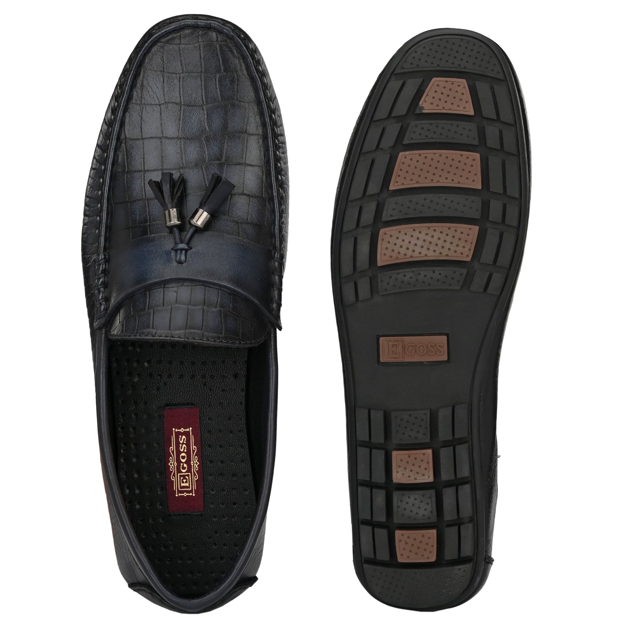 egoss-shoes Egoss Tassel Formal Leather Loafers Shoes For Men - view 9