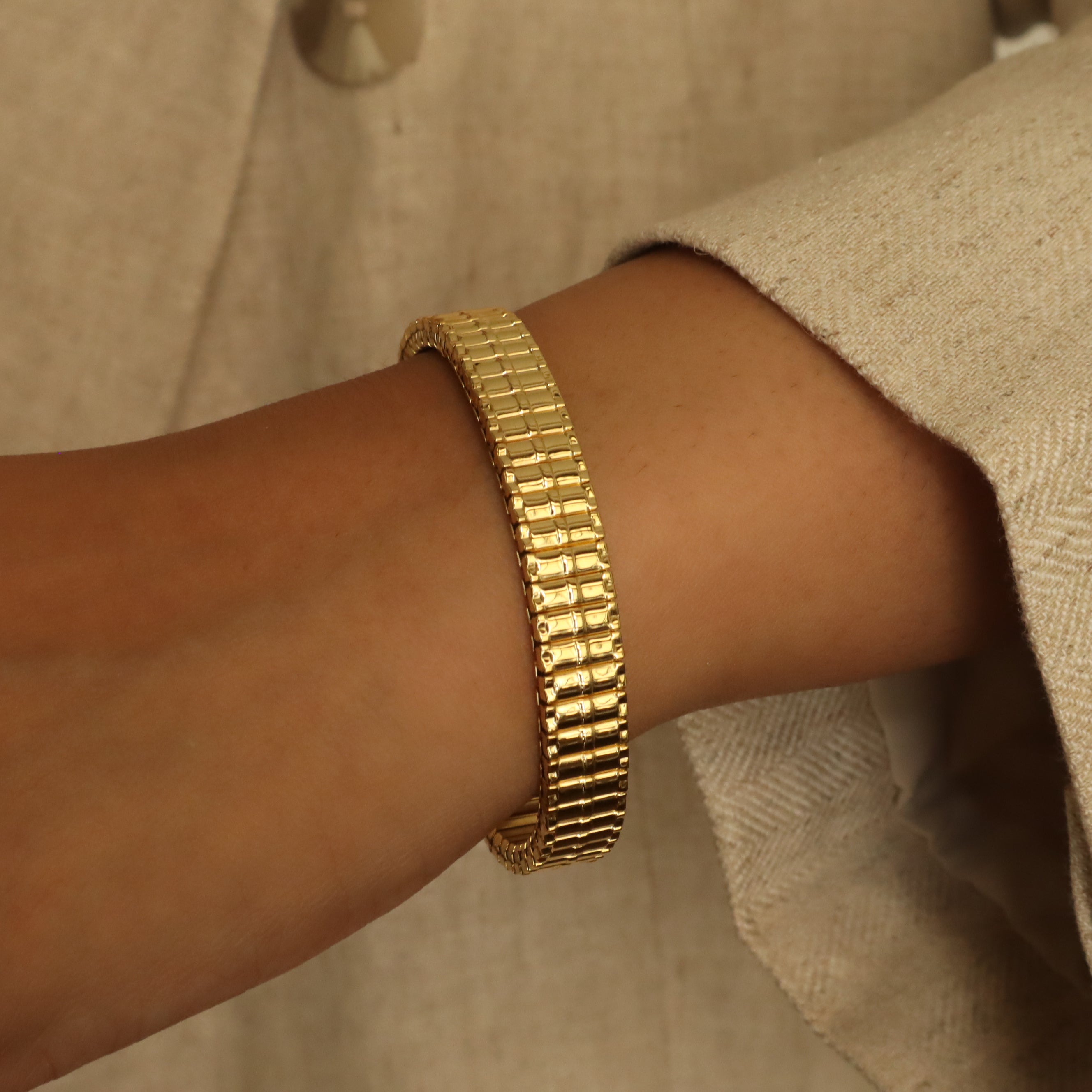 Ash Designs Sunset 18K Gold Plated Bangle