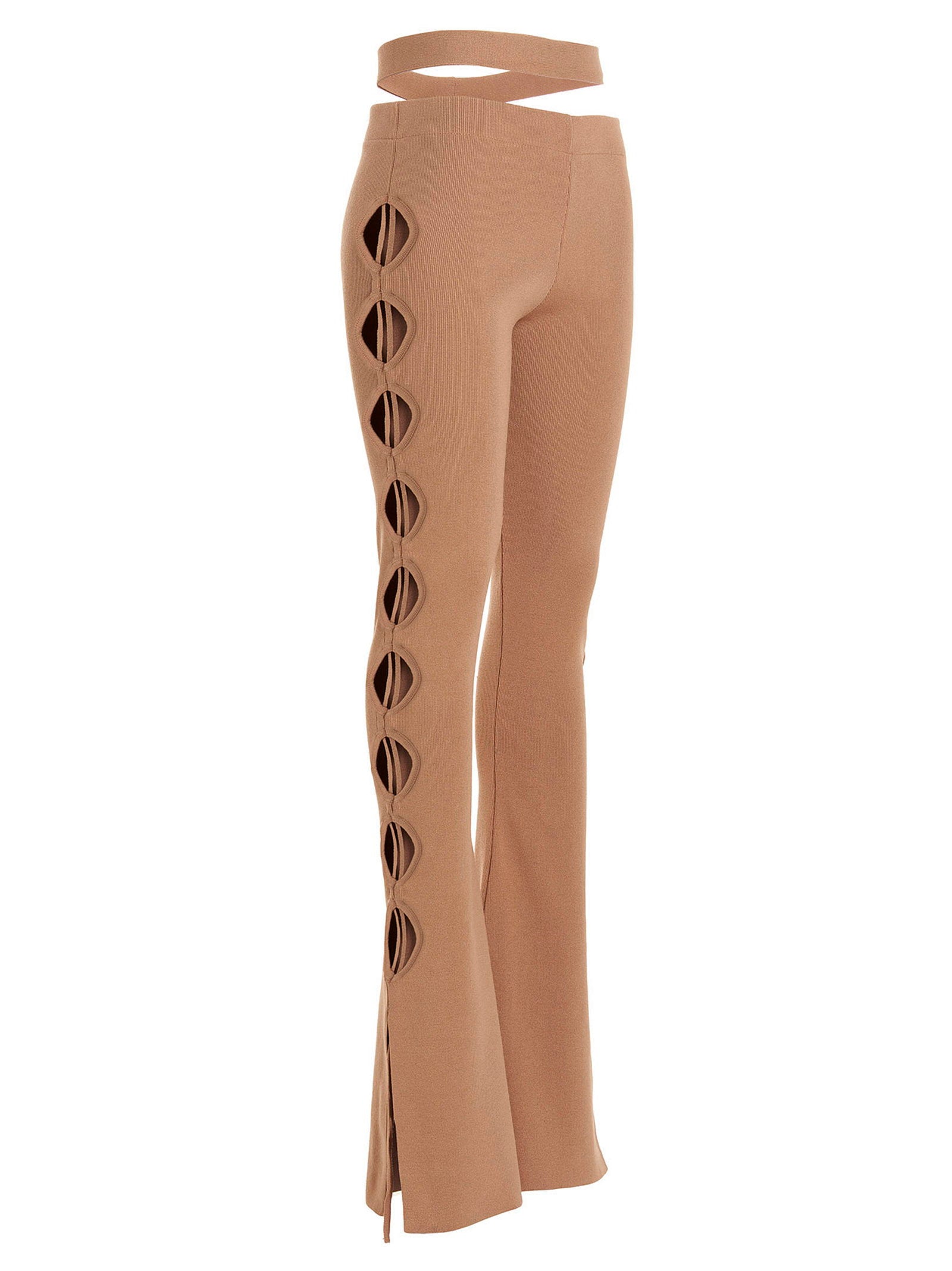 AndreĀdamo Cut Out Pants With Lacing - view 2