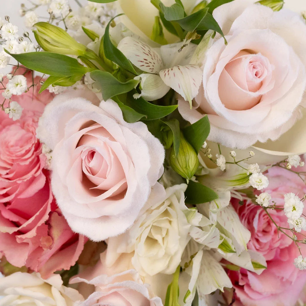 FiftyFlowers Pink Fuzzy Rose DIY Flower Kit - view 3