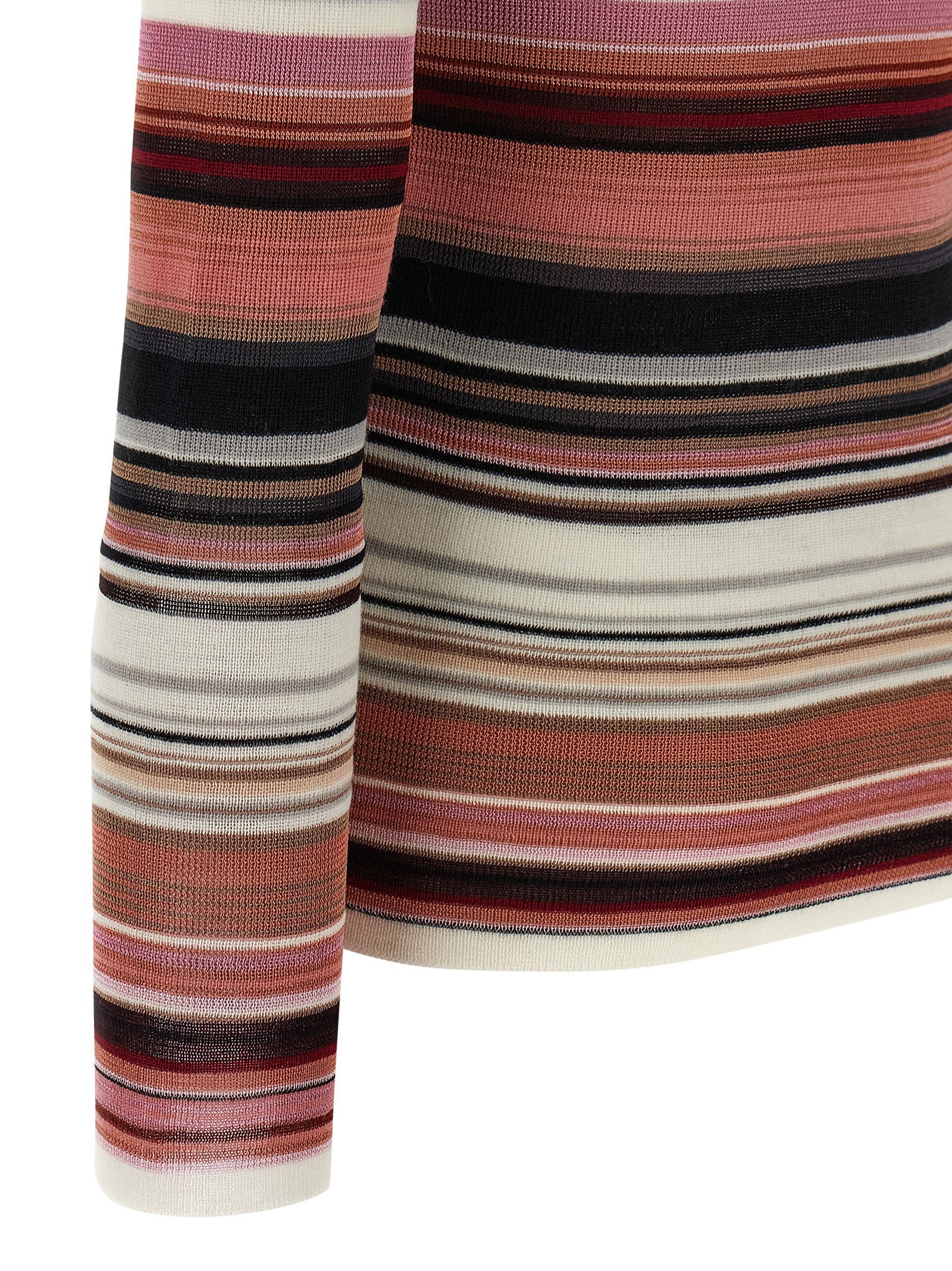 Missoni Striped Turtleneck Sweater – 59% viscose, 41% wool - view 4