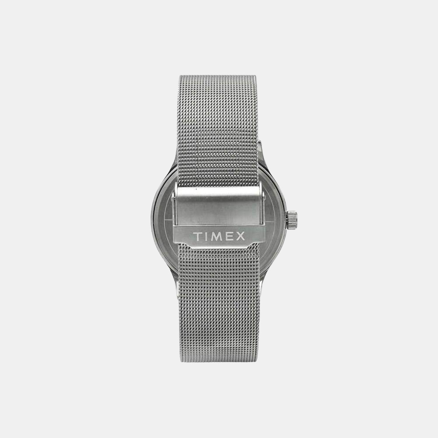 Timex Fashion Men Quartz Blue Dial Analog Stainless Steel Watch TWEG19704 - view 2
